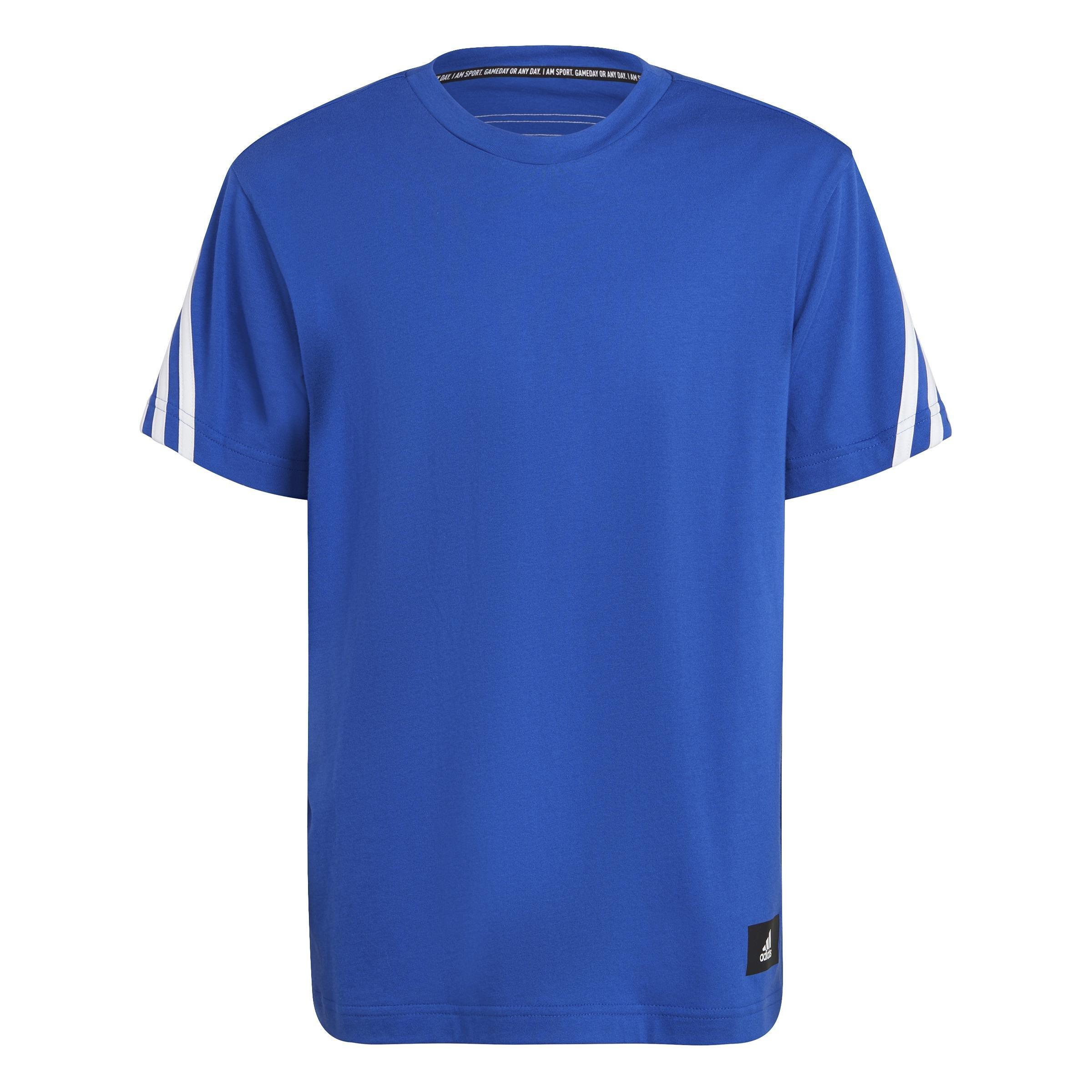 Kids Future Icons 3-Stripes T-Shirt, Blue, A901_ONE, large image number 0
