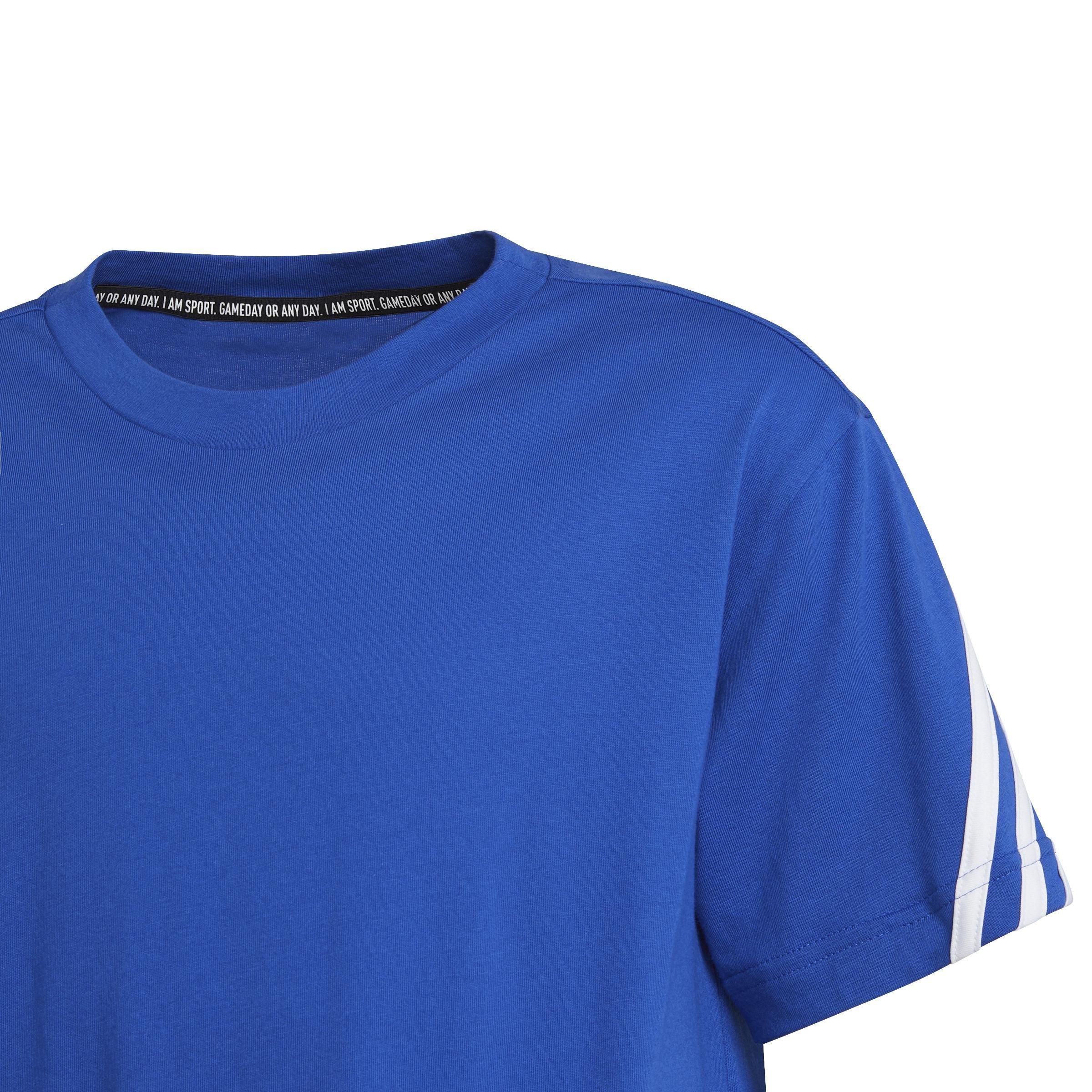 Kids Future Icons 3-Stripes T-Shirt, Blue, A901_ONE, large image number 5