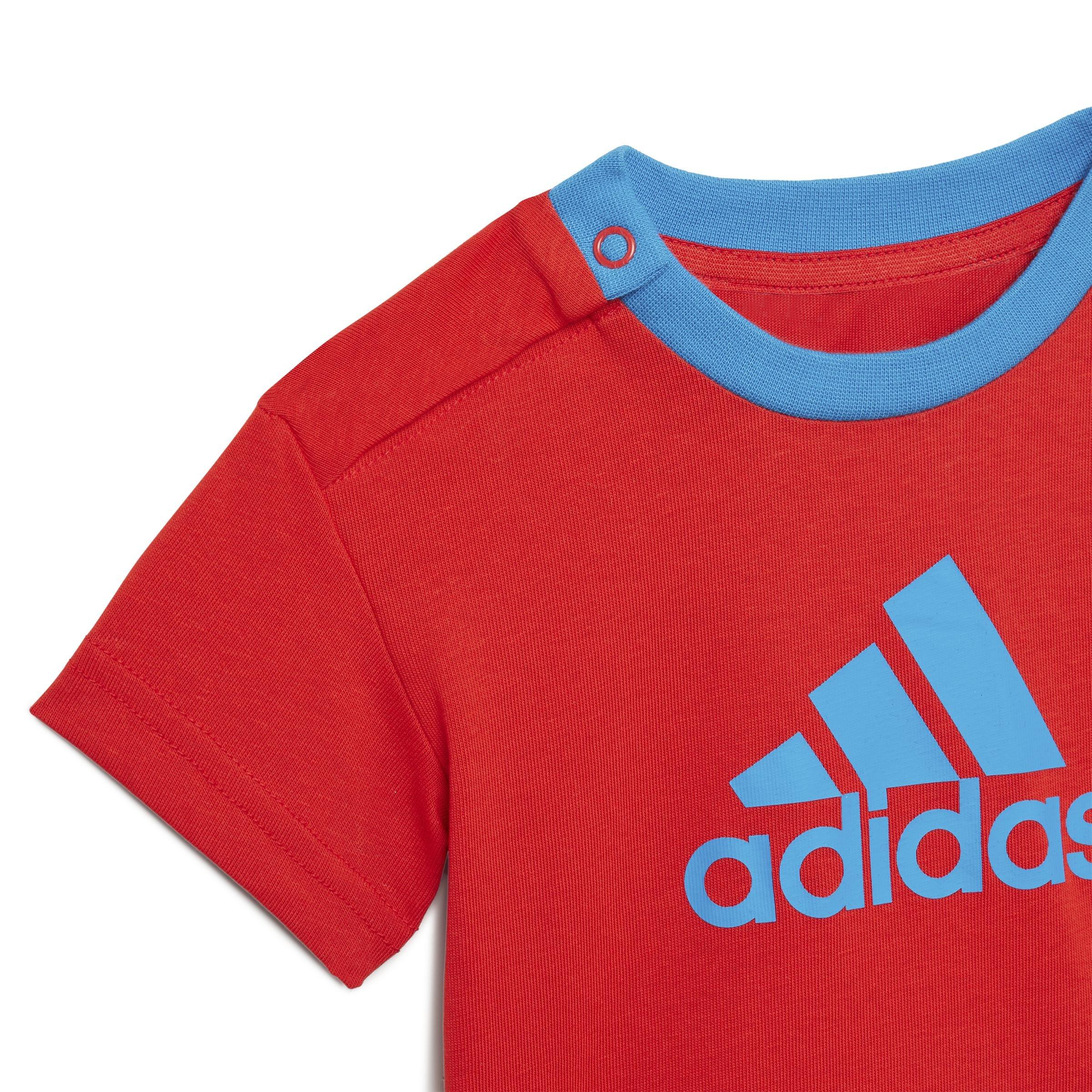 Unisex Kids Classic Lego T-Shirt And Shorts Set, Red, , large image number 3
