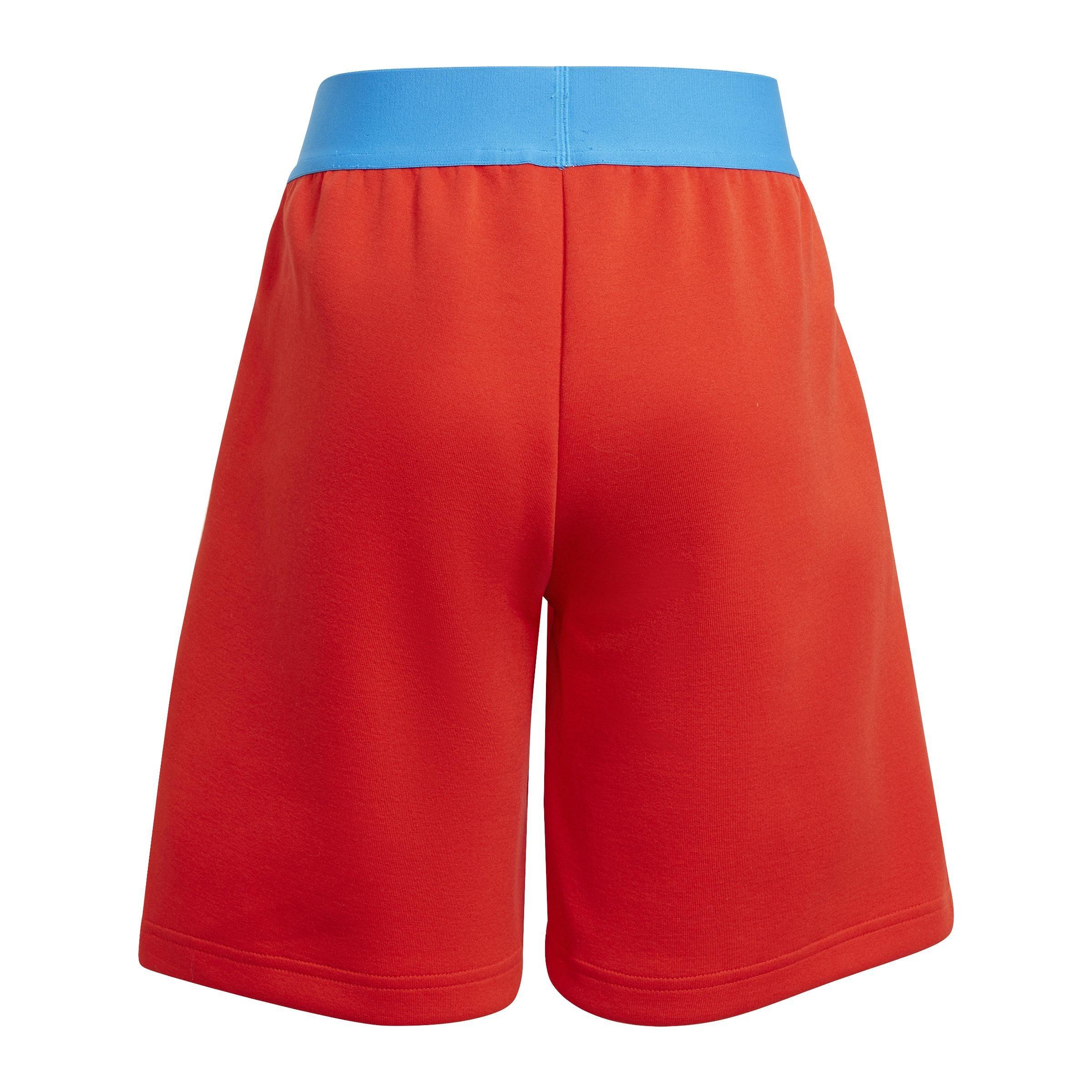 Unisex Kids adidas x Classic LEGO Shorts, Red, A901_ONE, large image number 2