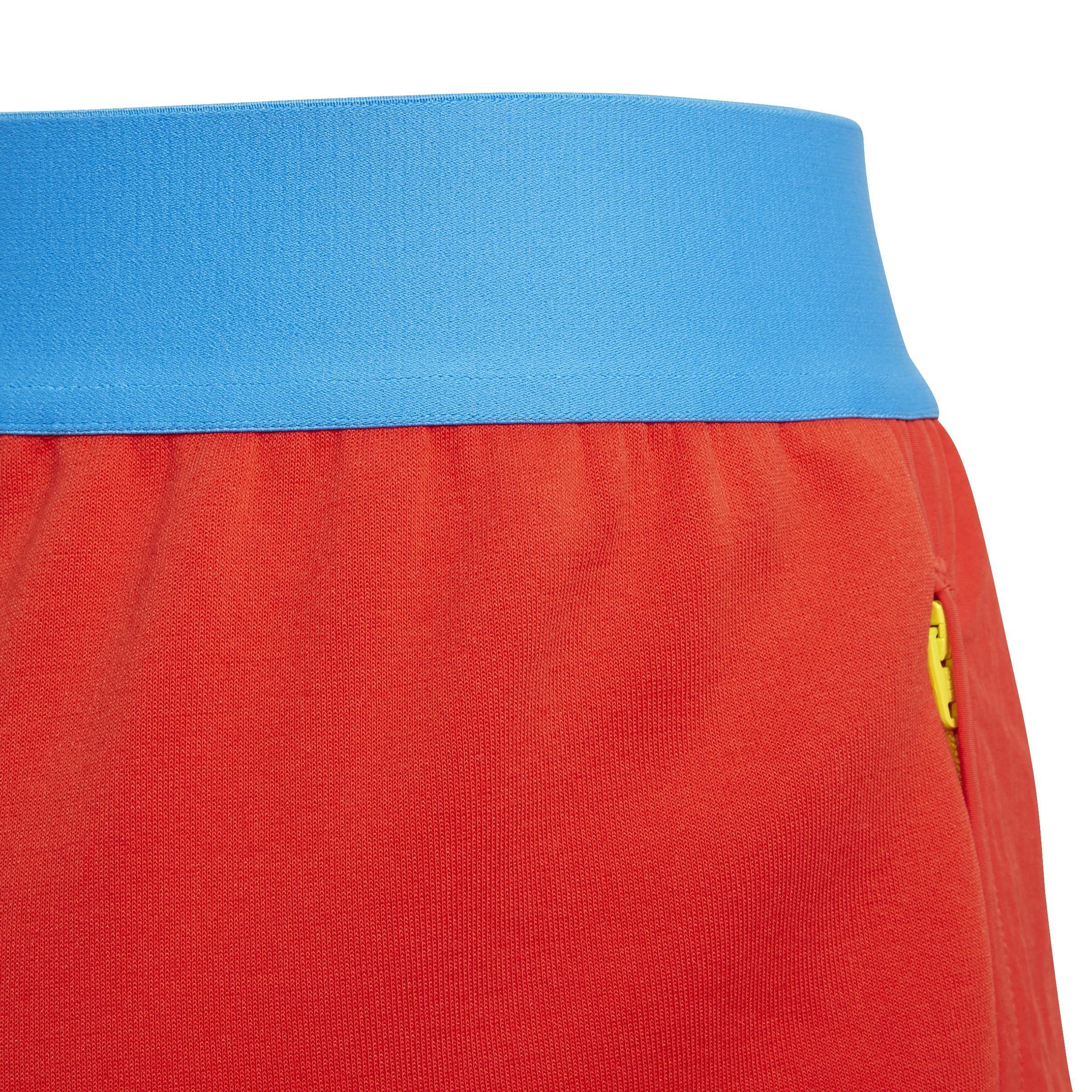 Unisex Kids adidas x Classic LEGO Shorts, Red, A901_ONE, large image number 3