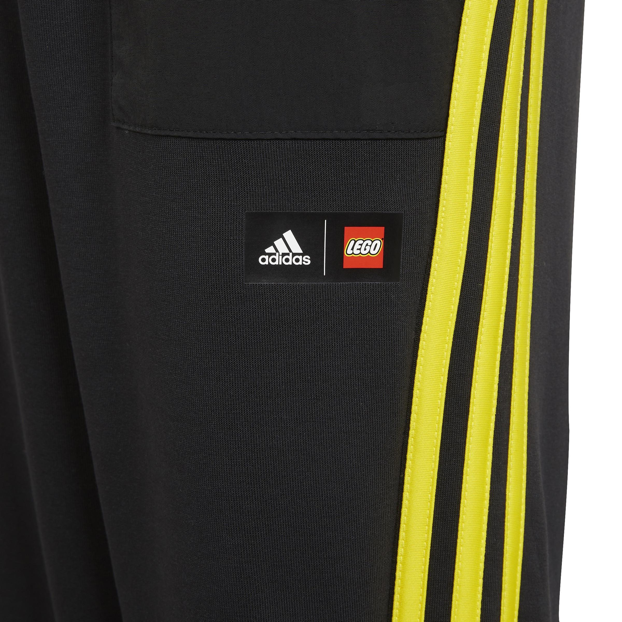 Unisex Kids adidas x Classic LEGO Joggers, Black, A901_ONE, large image number 4
