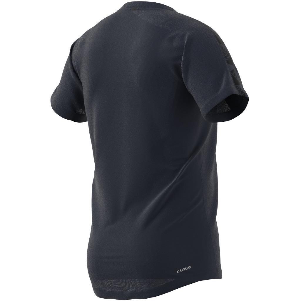 AEROREADY Designed to Move Sport Motion Logo T-Shirt, Blue, A901_ONE, large image number 7