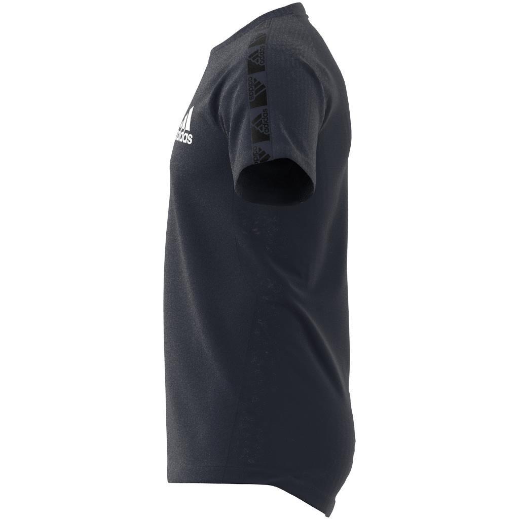 AEROREADY Designed to Move Sport Motion Logo T-Shirt, Blue, A901_ONE, large image number 8