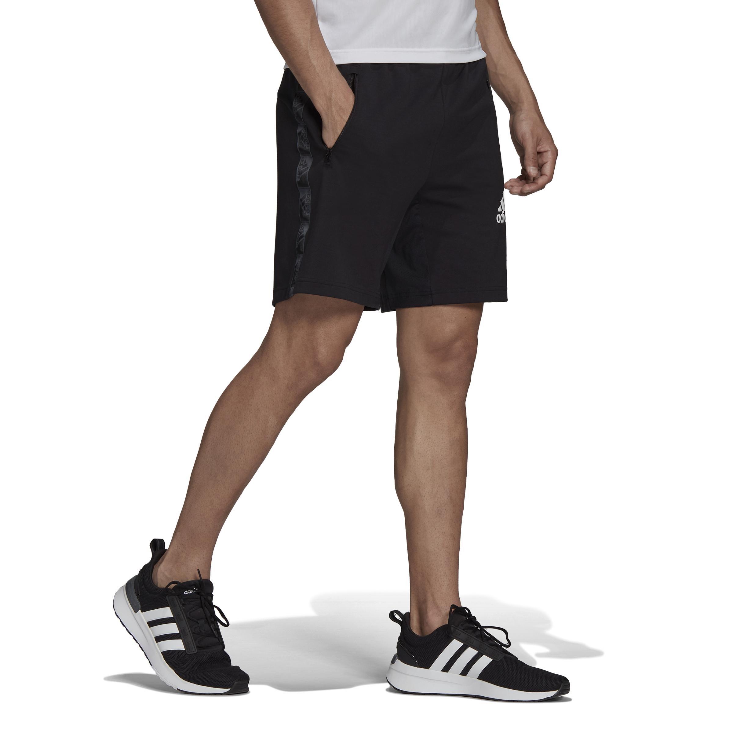 AEROREADY Designed to Move Sport Motion Logo Shorts, Black, A901_ONE, large image number 0