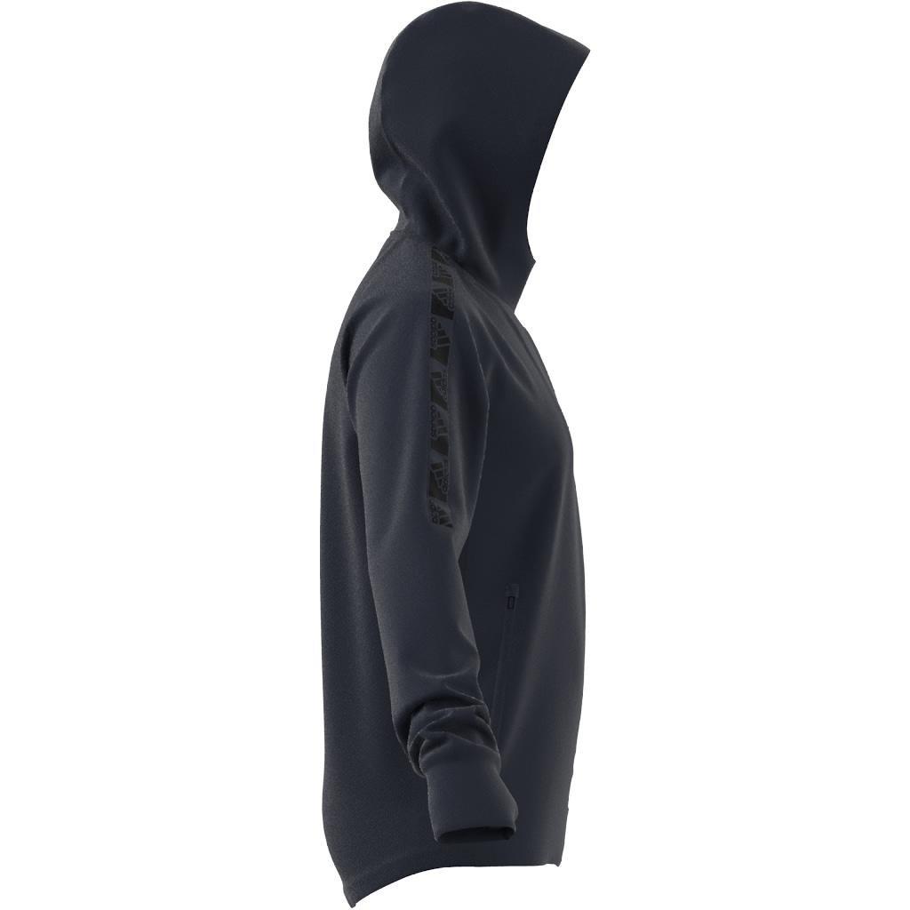 AEROREADY Designed to Move Sport Motion Logo Hoodie, Blue, , large image number 3