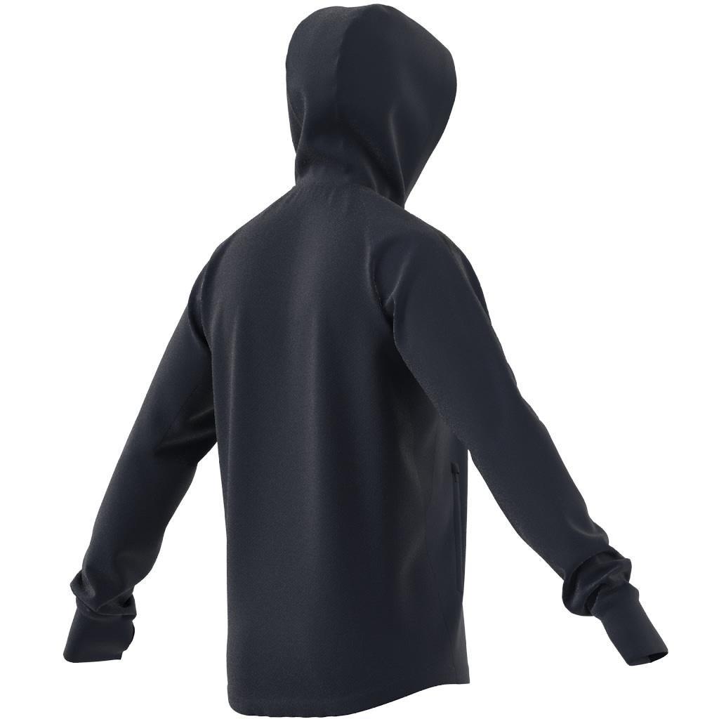 AEROREADY Designed to Move Sport Motion Logo Hoodie, Blue, A901_ONE, large image number 6