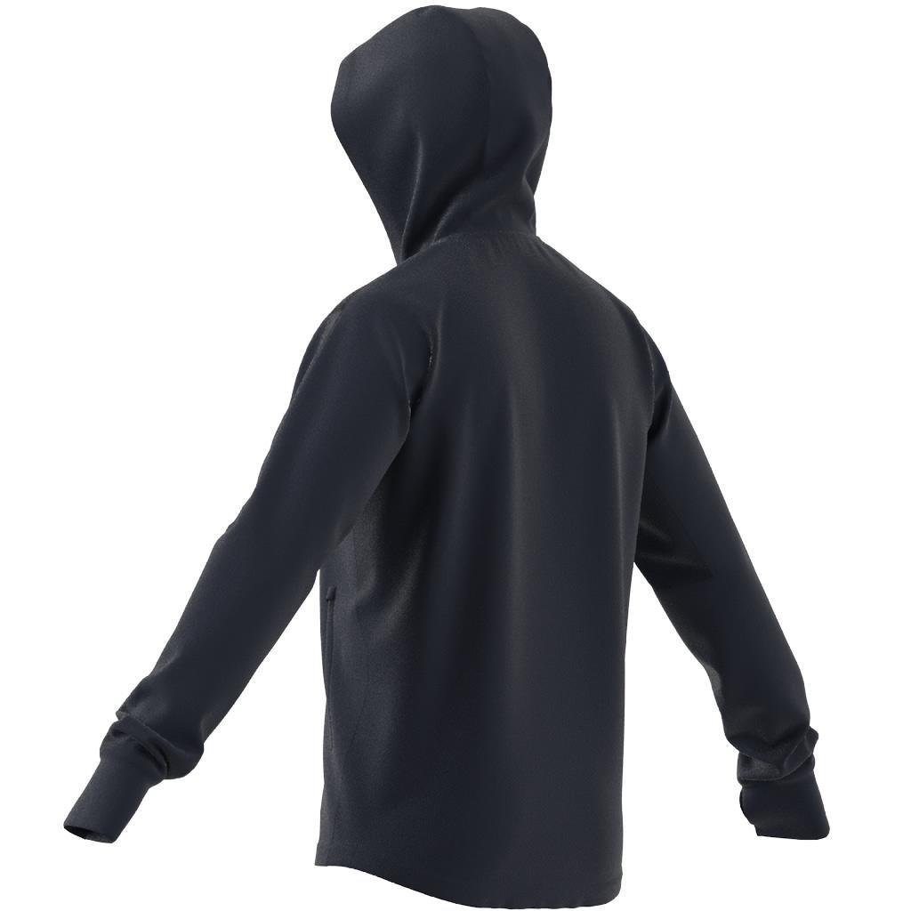 AEROREADY Designed to Move Sport Motion Logo Hoodie, Blue, , large image number 8