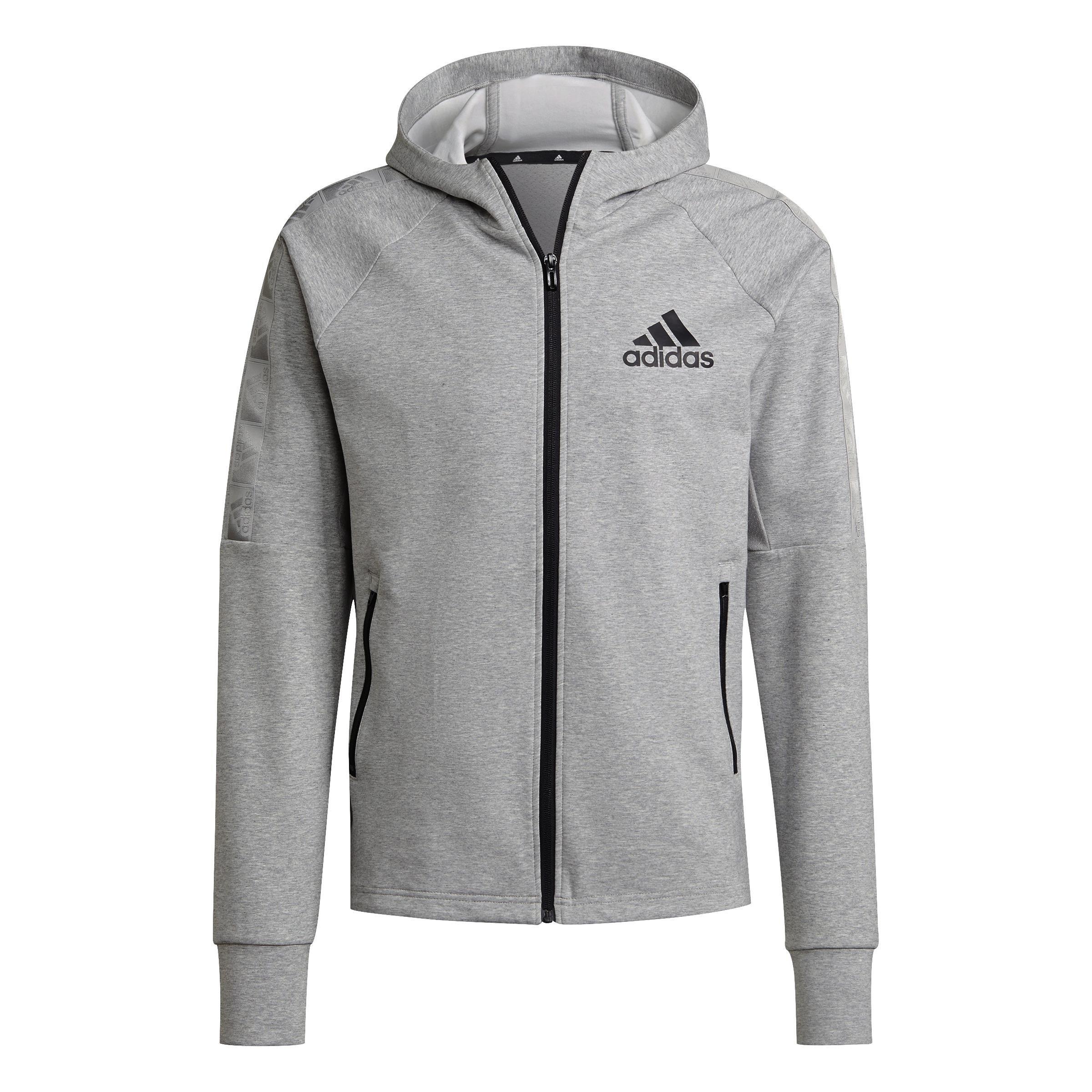 AEROREADY Designed to Move Sport Motion Logo Hoodie, Grey, A901_ONE, large image number 0