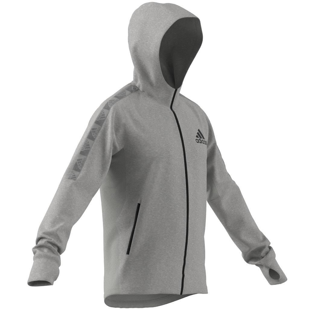 AEROREADY Designed to Move Sport Motion Logo Hoodie, Grey, , large image number 9