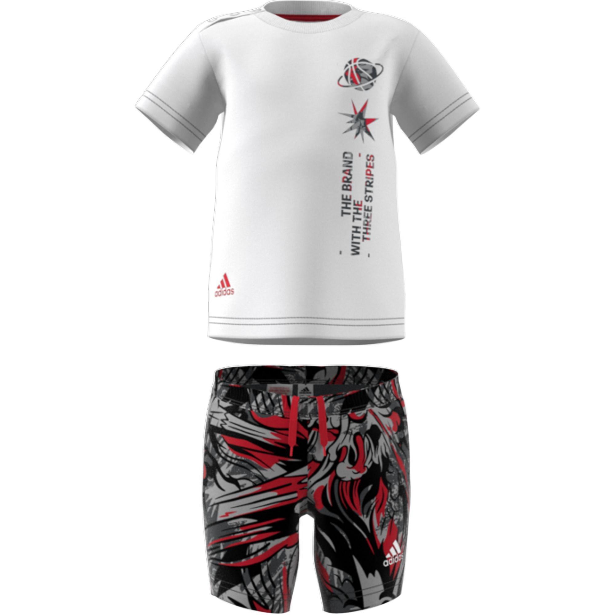 Kids Summer Set, White, A901_ONE, large image number 1