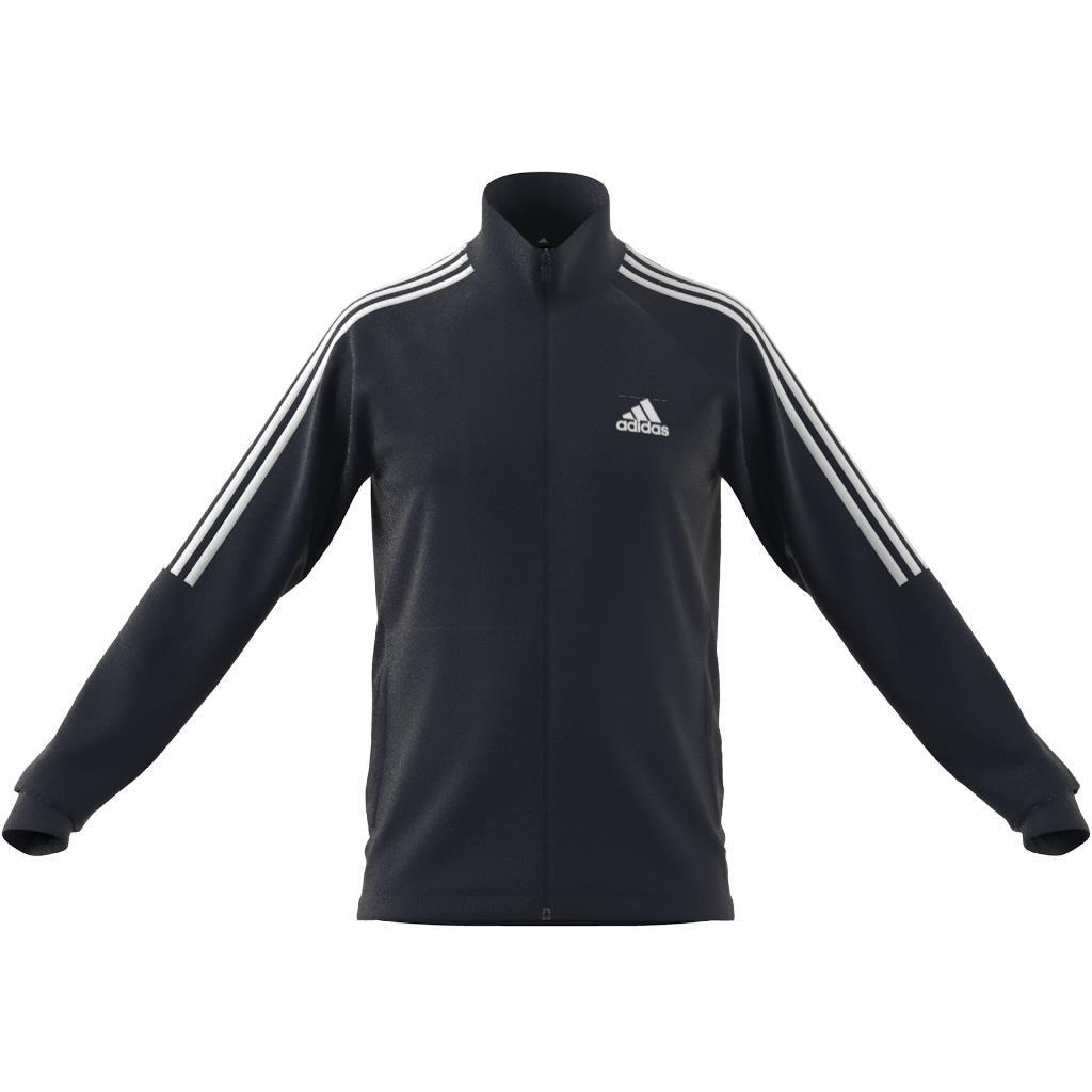 Aeroready Sereno Cut 3-Stripes Slim Track Top, Blue, A901_ONE, large image number 8