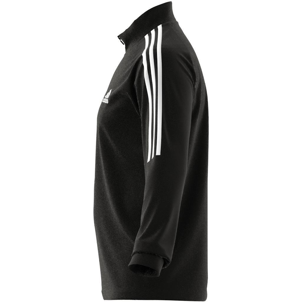 Aeroready Sereno Cut 3-Stripes Slim 1/4-Zip Training Top, Black, A901_ONE, large image number 6