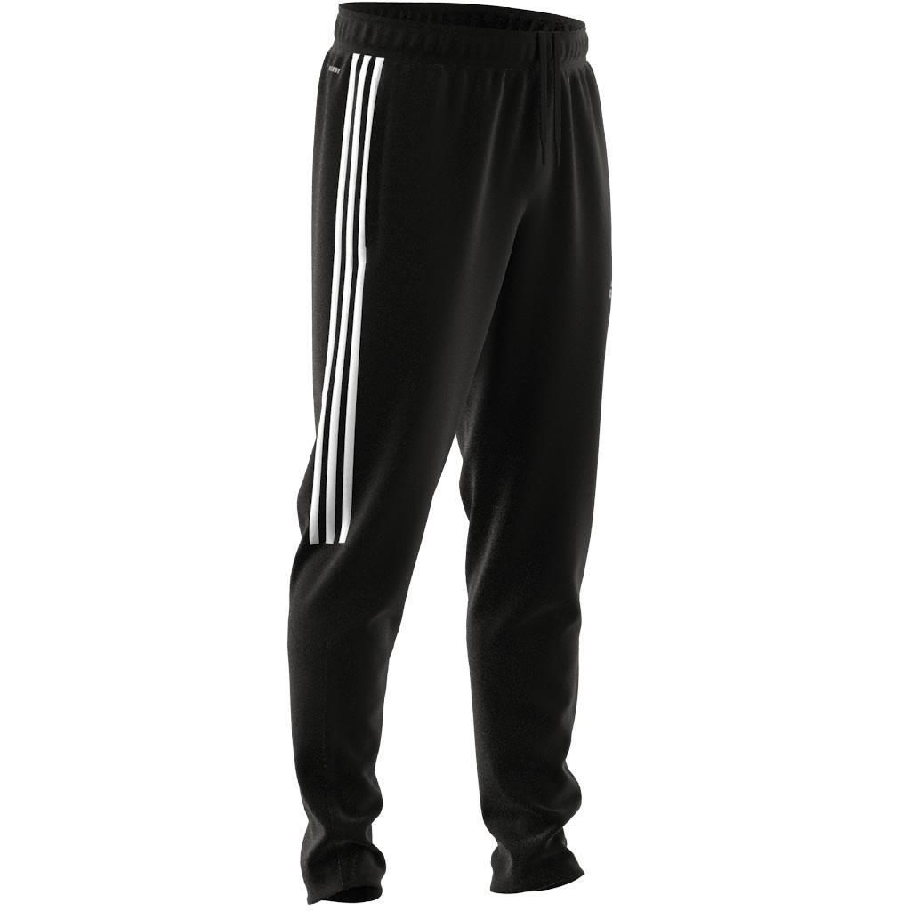 Aeroready Sereno Slim Tapered Cut 3-Stripes Pants, Black, A901_ONE, large image number 4