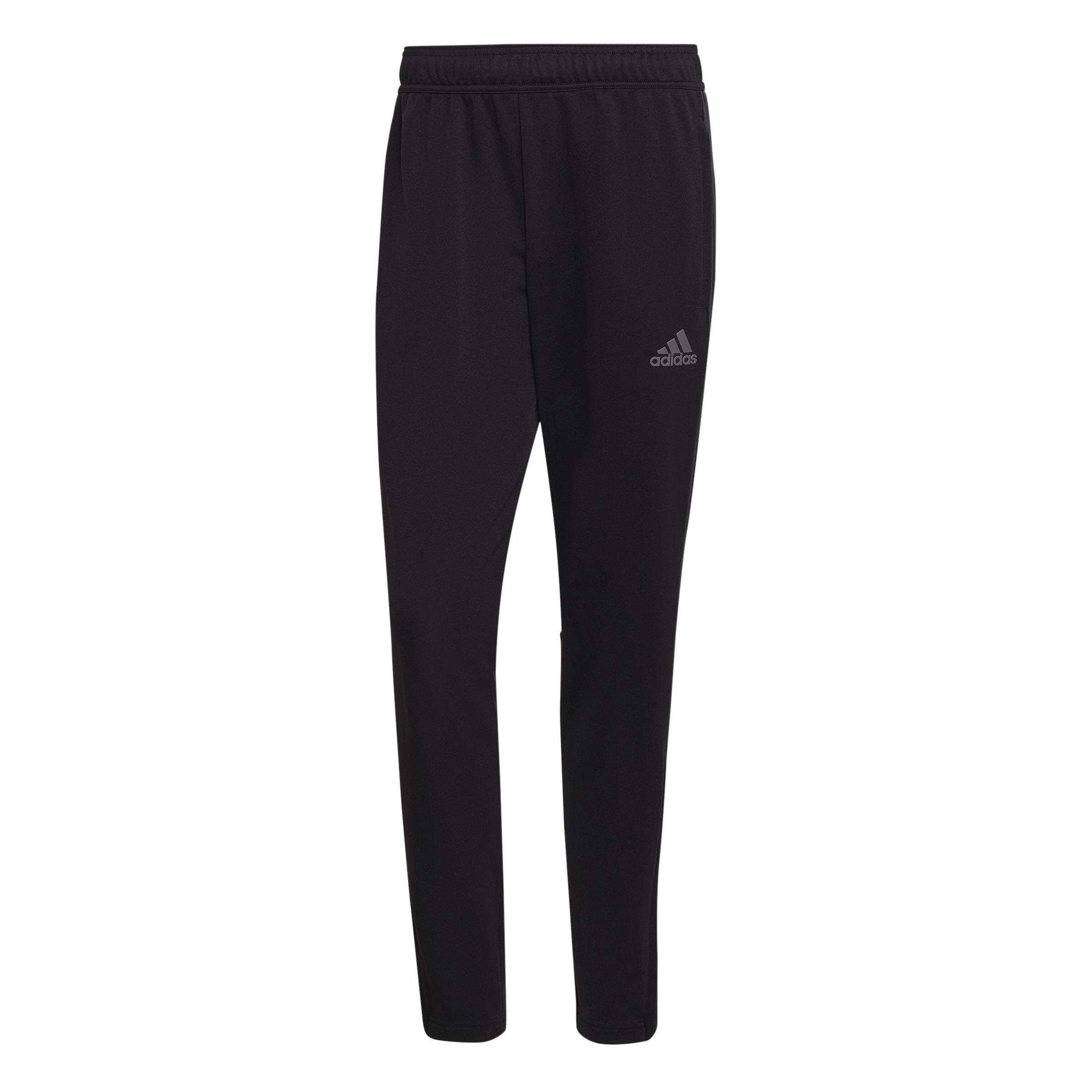 Aeroready Sereno Slim Tapered Cut 3-Stripes Pants, Black, A901_ONE, large image number 1