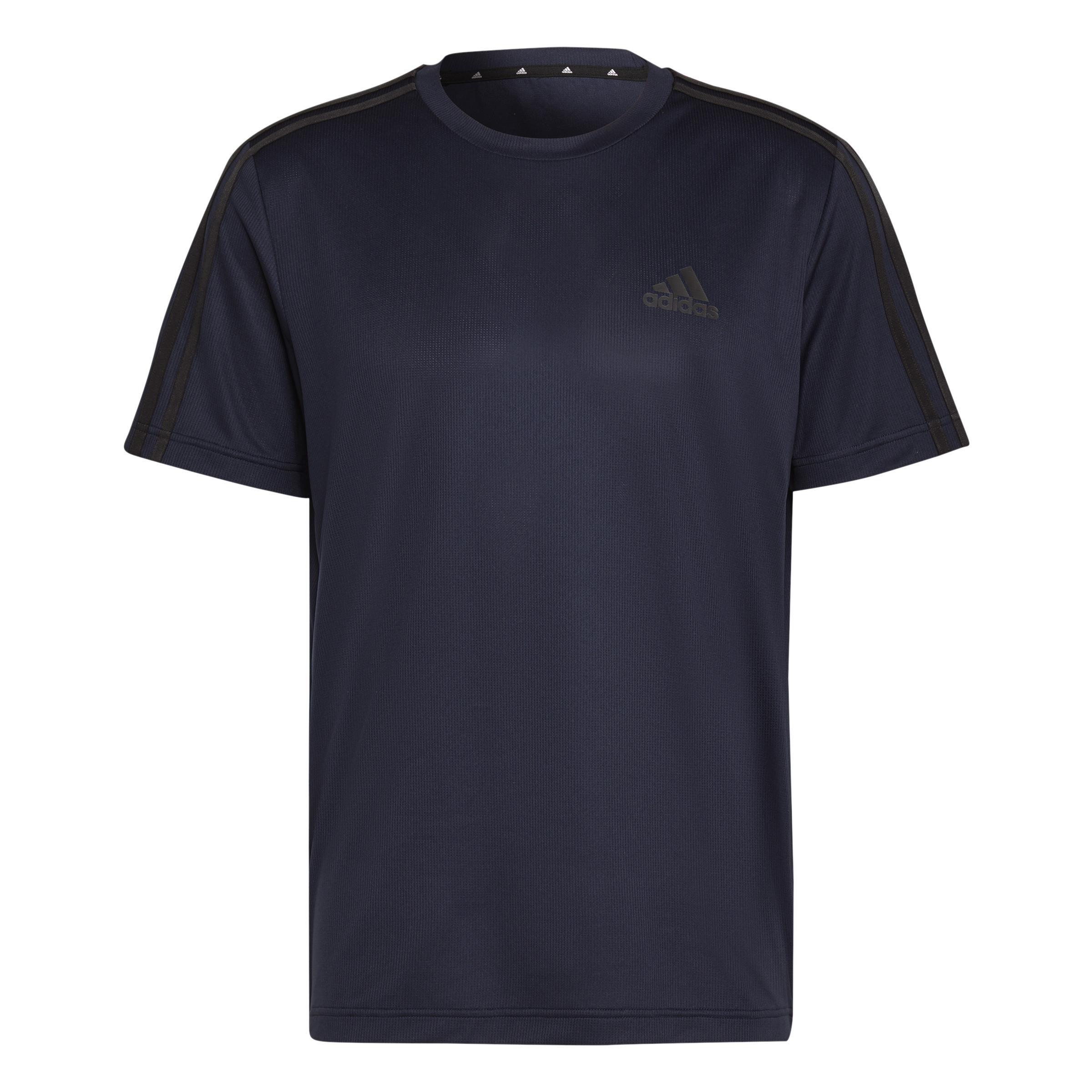Aeroready Designed To Move Sport 3-Stripes T-Shirt, Blue, A901_ONE, large image number 0