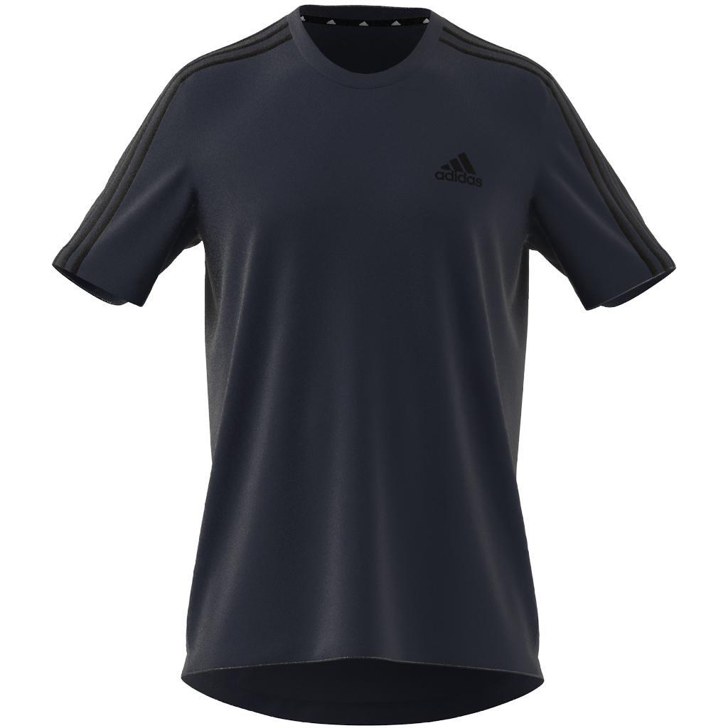 Aeroready Designed To Move Sport 3-Stripes T-Shirt, Blue, A901_ONE, large image number 4