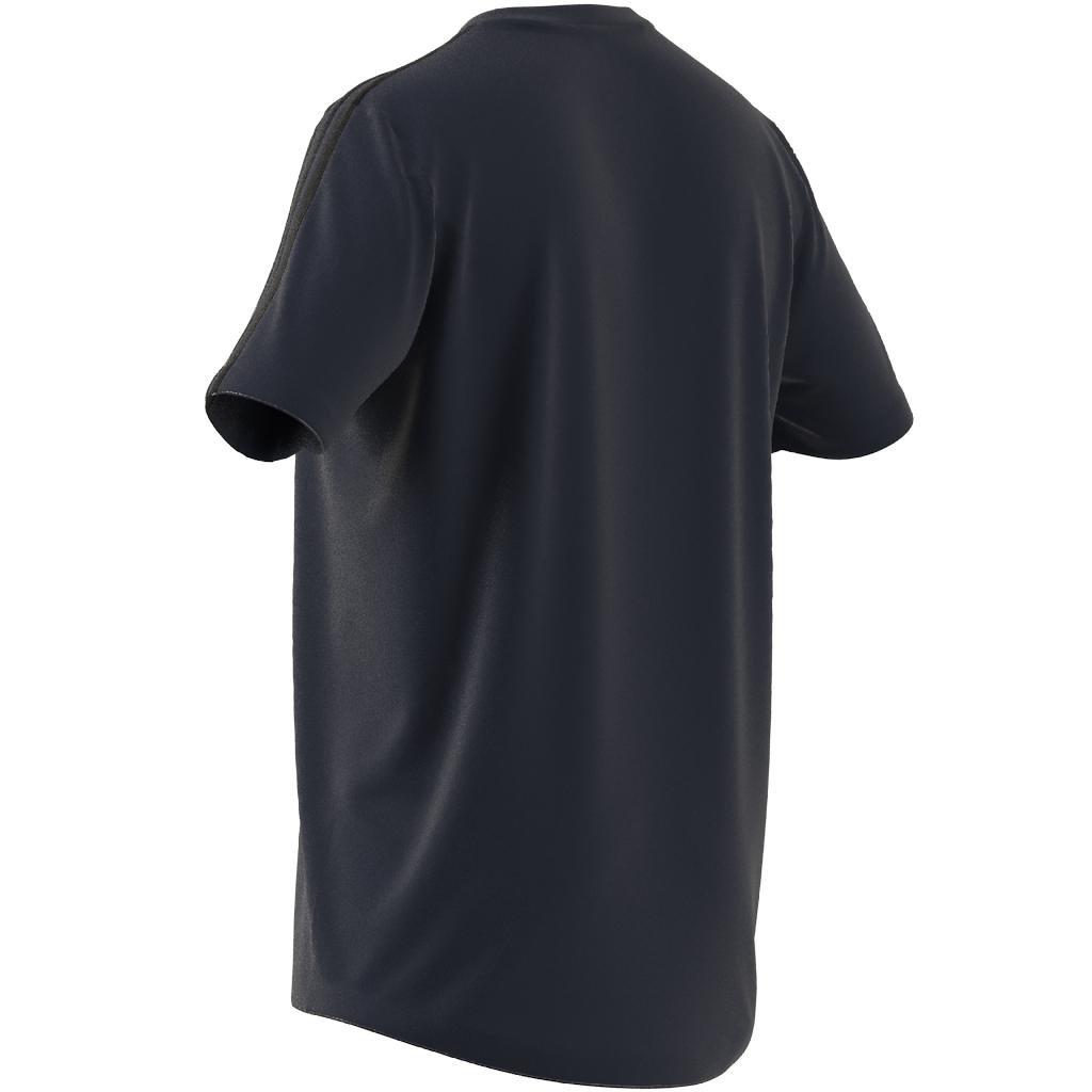 Aeroready Designed To Move Sport 3-Stripes T-Shirt, Blue, A901_ONE, large image number 6