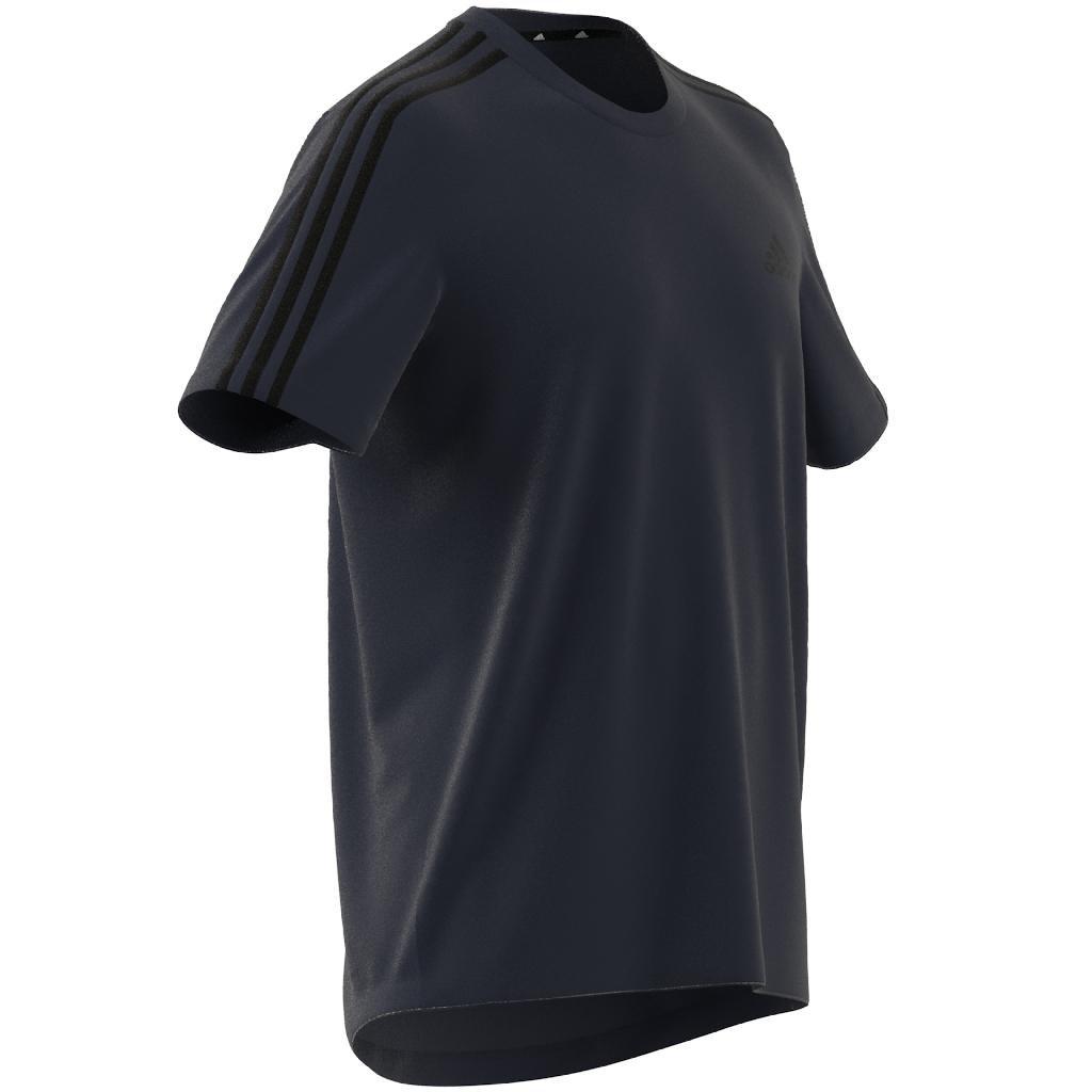 Aeroready Designed To Move Sport 3-Stripes T-Shirt, Blue, A901_ONE, large image number 8
