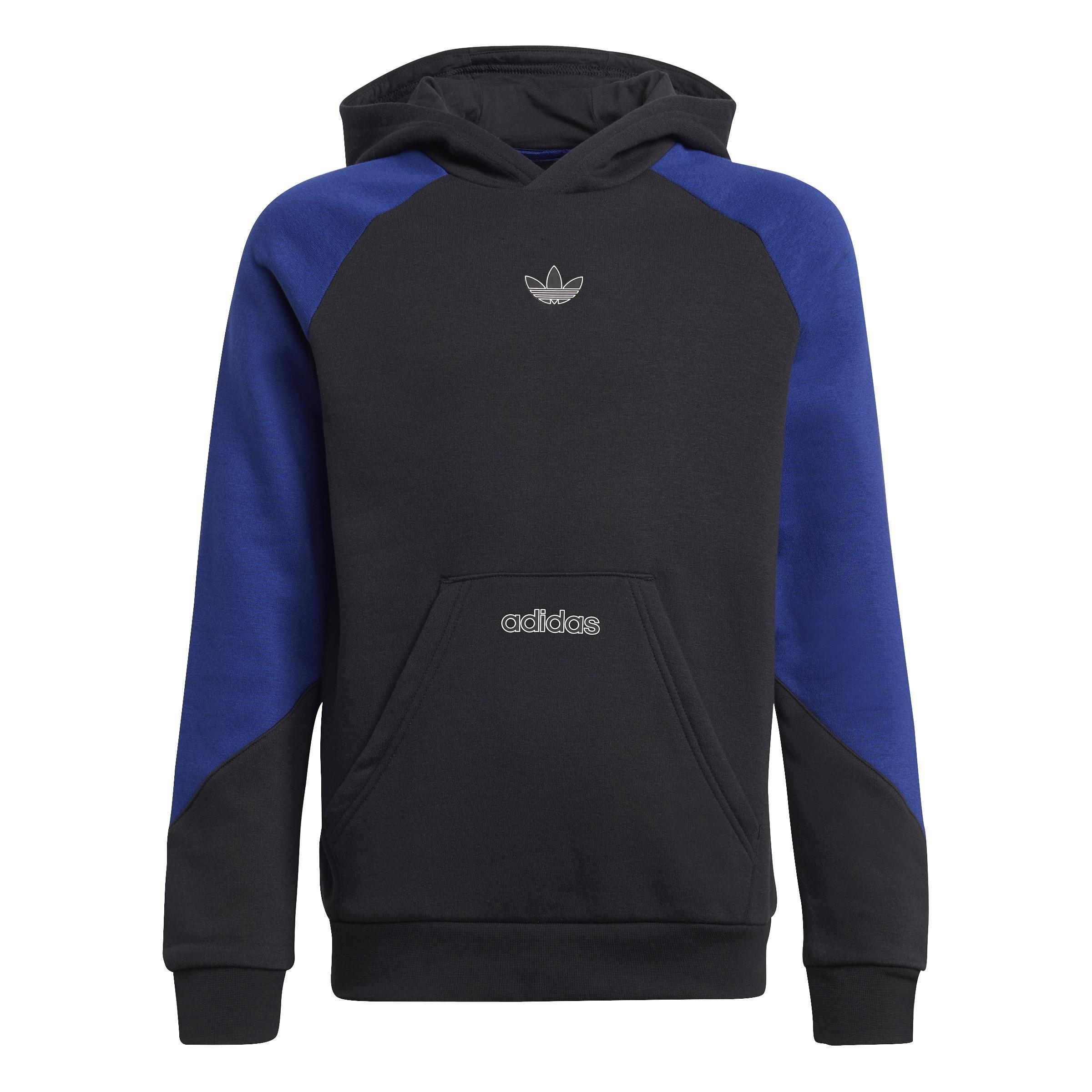 Unisex Kids Sprt Hoodie, Black, A901_ONE, medium