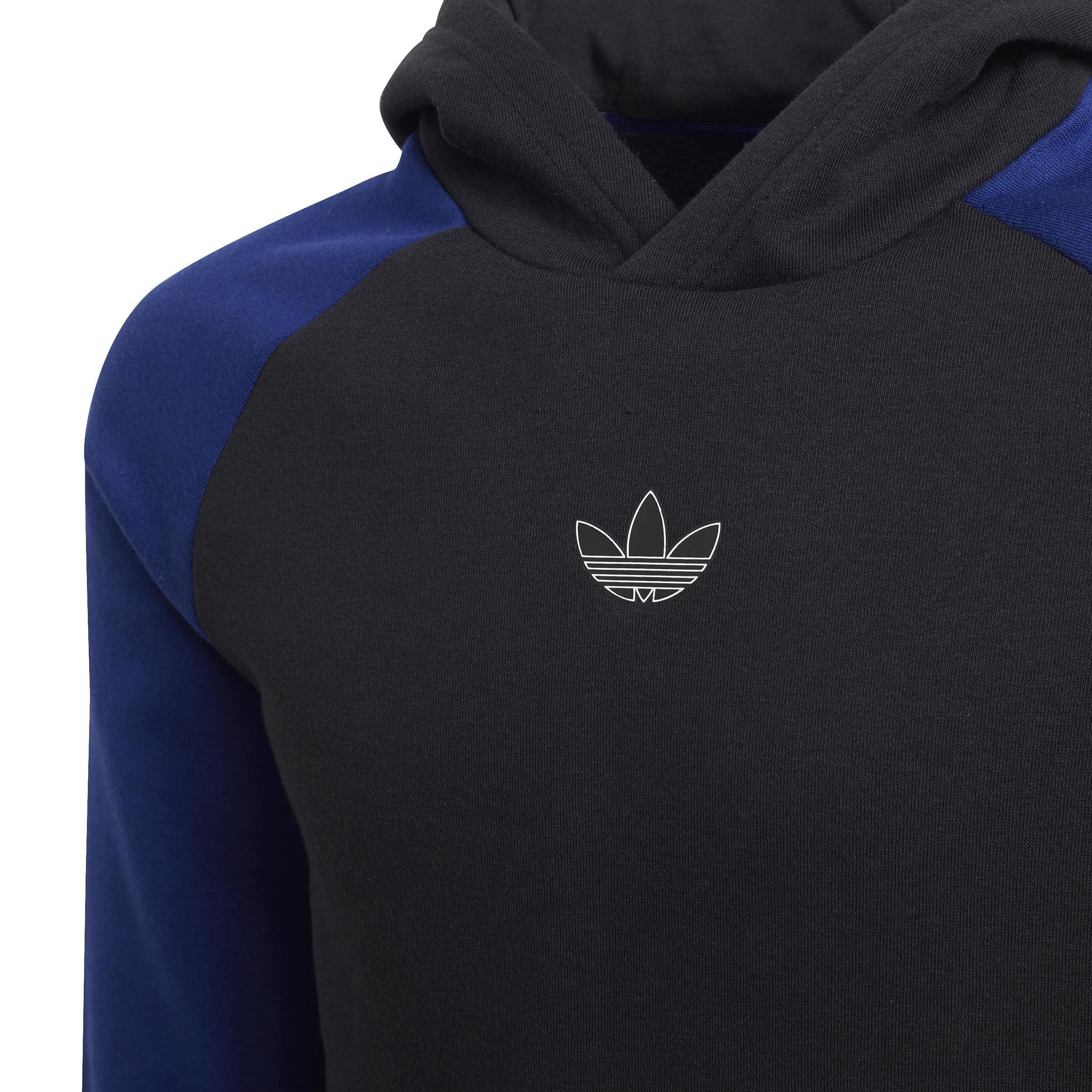 Unisex Kids Sprt Hoodie, Black, A901_ONE, large image number 3