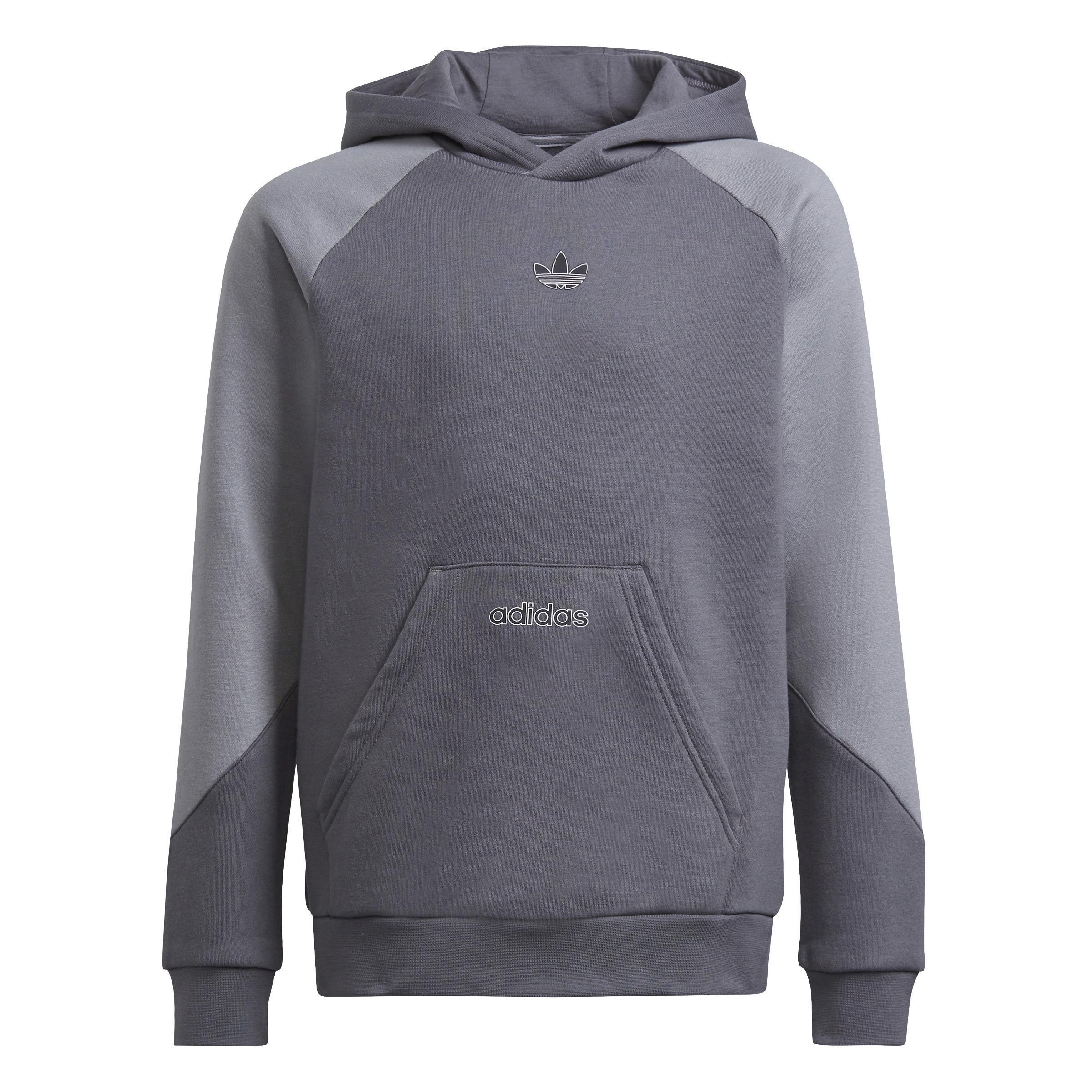 Unisex Kids adidas SPRT Hoodie, Grey, A901_ONE, large image number 0