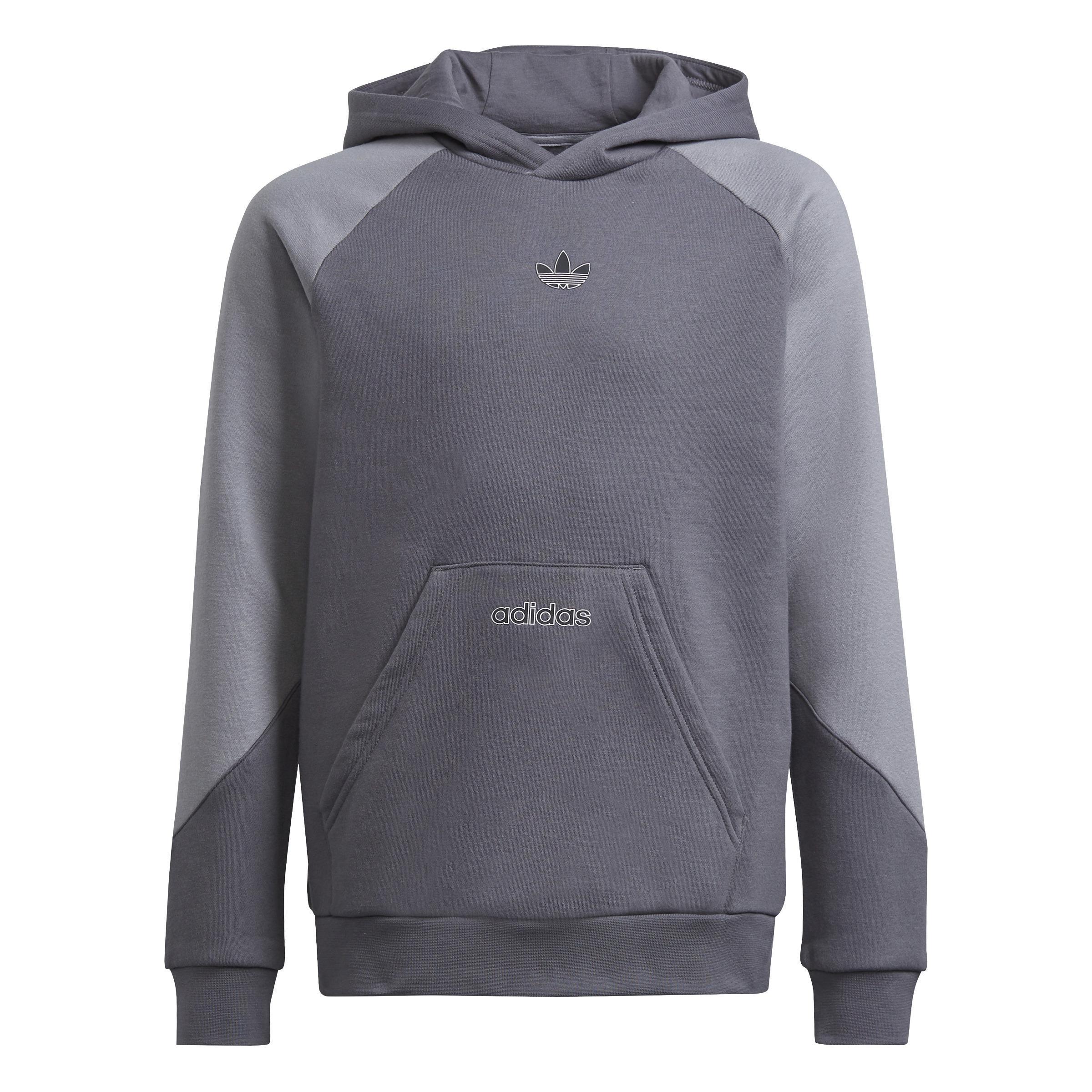 Unisex Kids adidas SPRT Hoodie, Grey, A901_ONE, large image number 1
