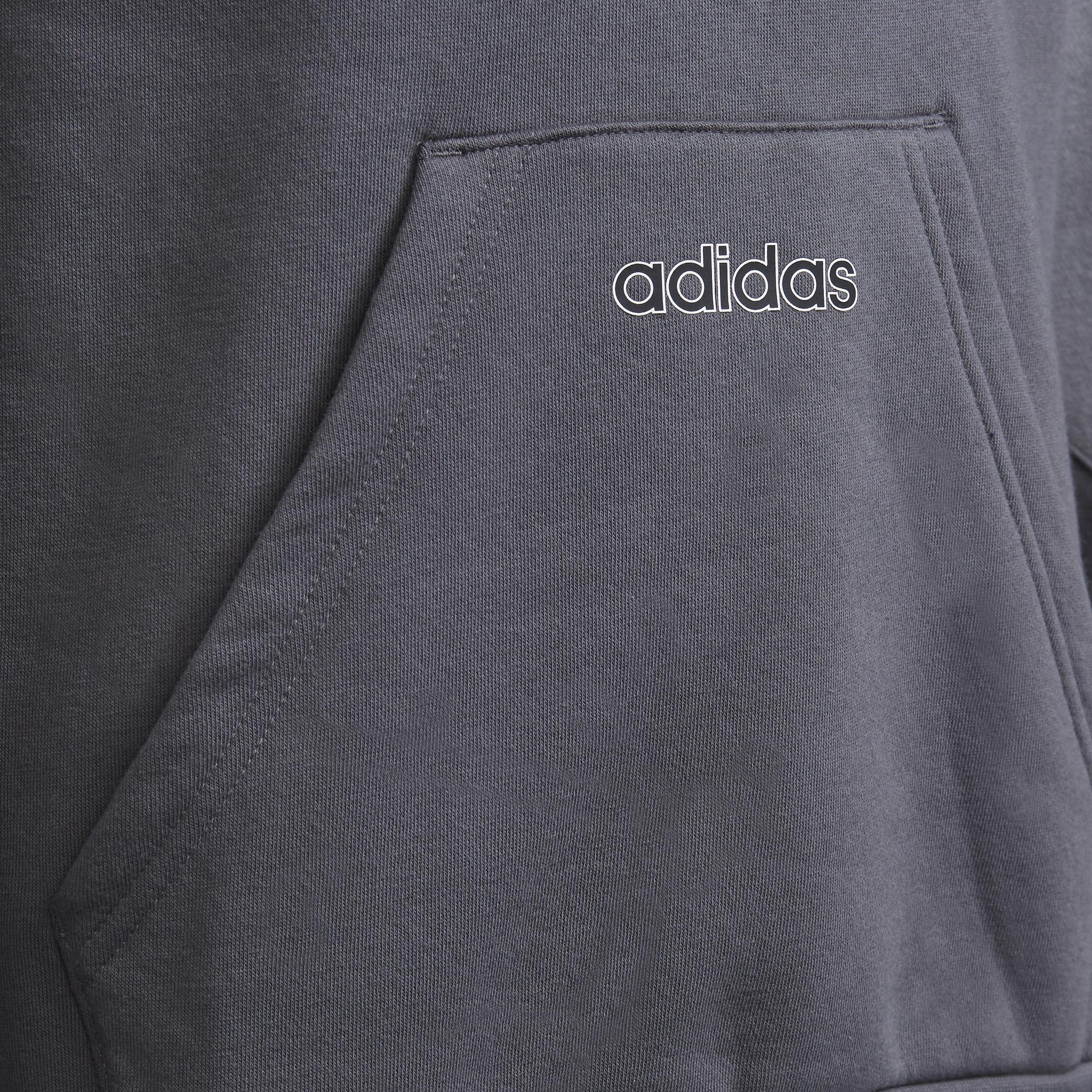 Unisex Kids adidas SPRT Hoodie, Grey, A901_ONE, large image number 3