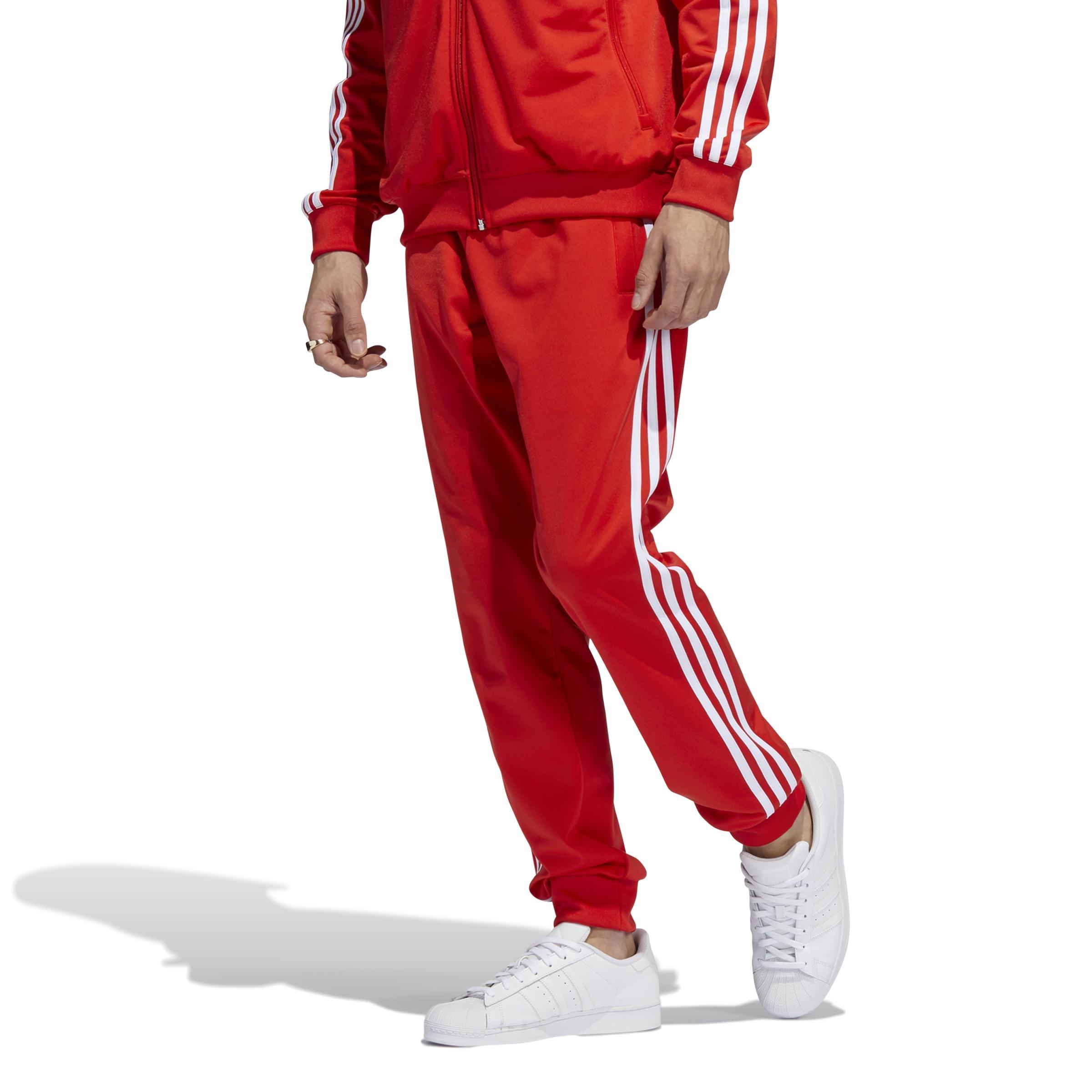 3-Stripes Track Pants, Red, A901_ONE, large image number 6