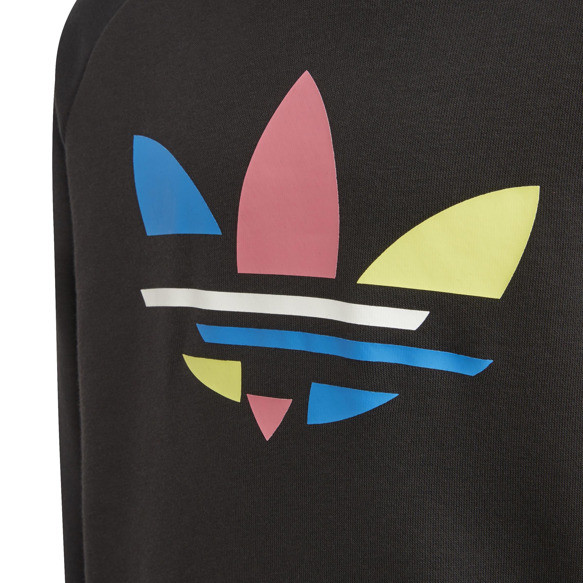 Unisex Kids Adicolor Hoodie, Black, , large image number 4