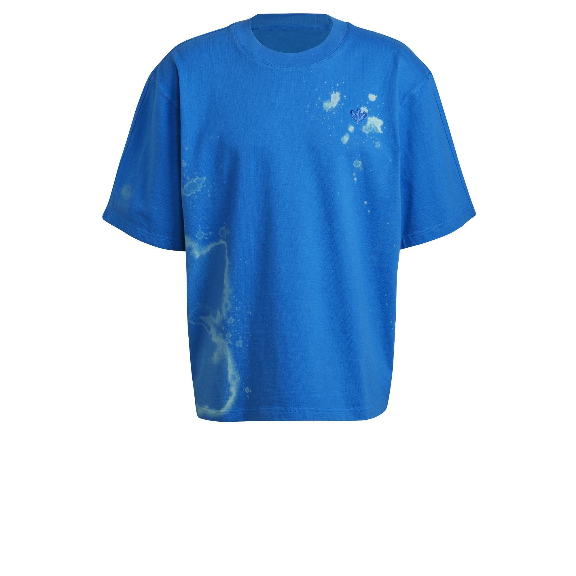 Blue Version Tie-Dyed T-Shirt, Blue, A901_ONE, large image number 2