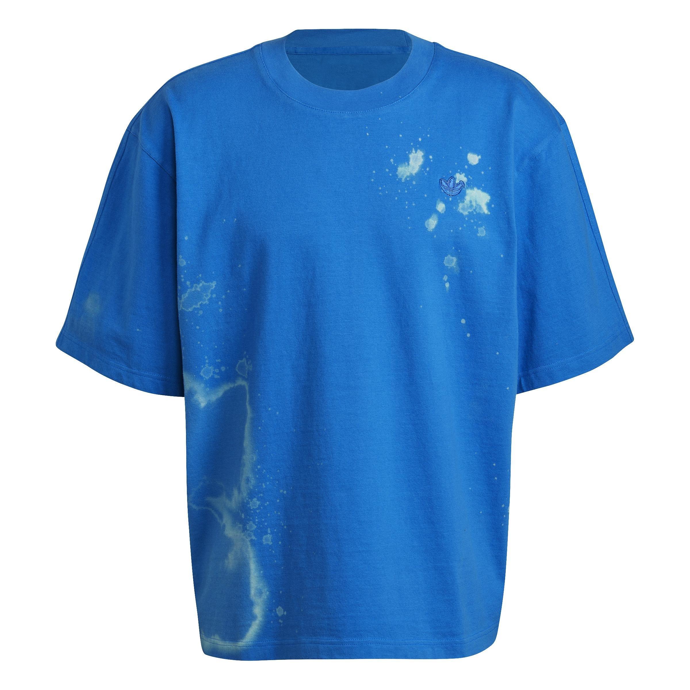 Blue Version Tie-Dyed T-Shirt, Blue, A901_ONE, large image number 3