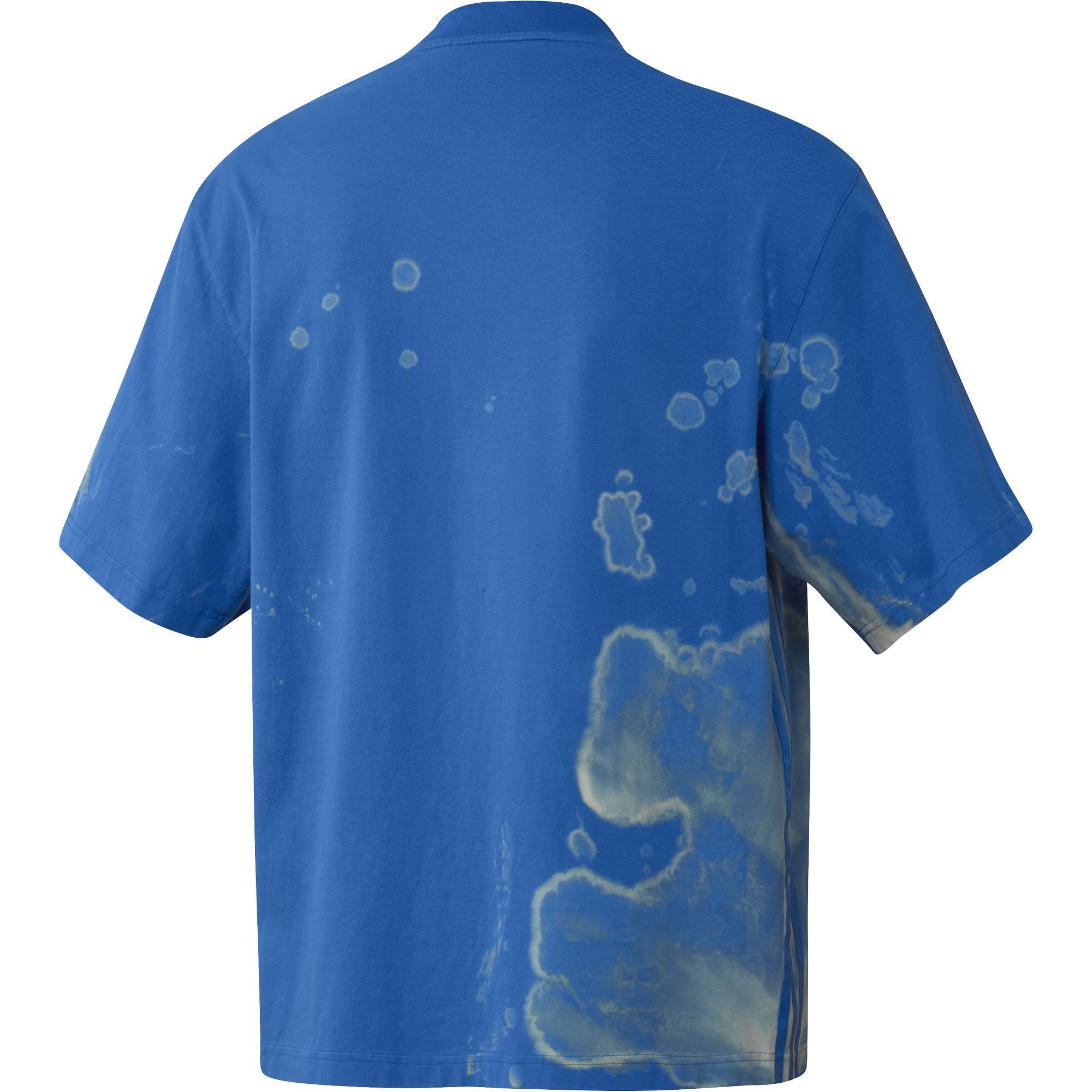 Blue Version Tie-Dyed T-Shirt, Blue, A901_ONE, large image number 8