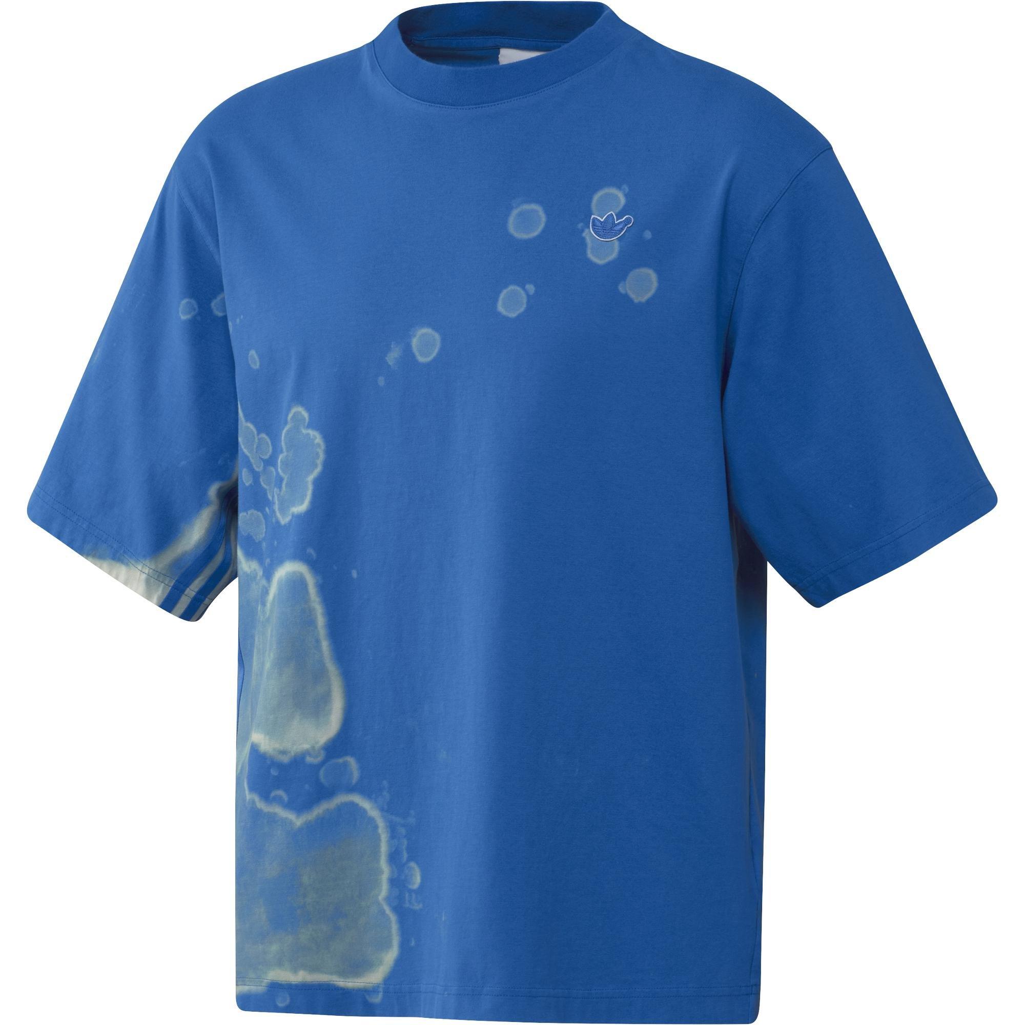 Blue Version Tie-Dyed T-Shirt, Blue, A901_ONE, large image number 15