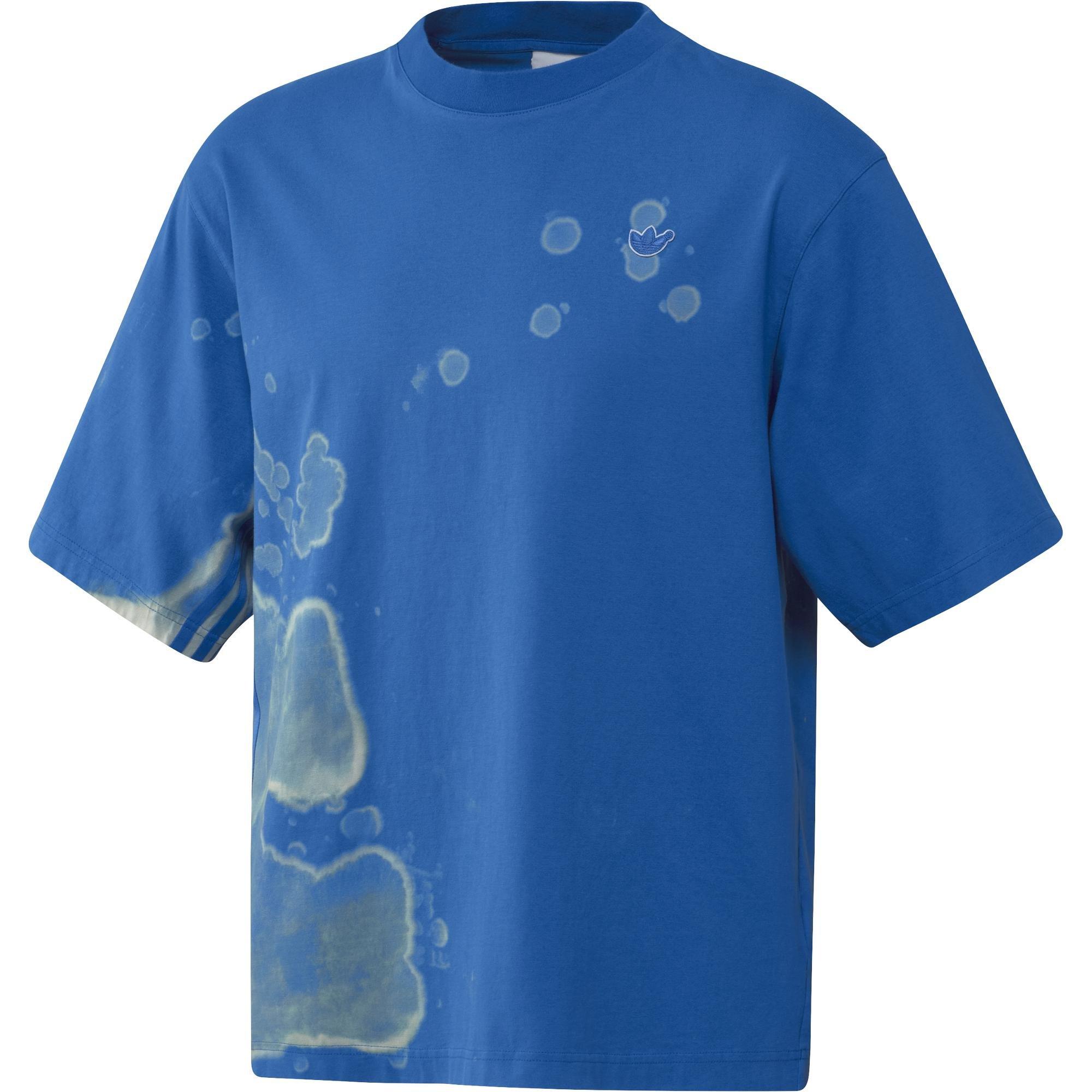 Blue Version Tie-Dyed T-Shirt, Blue, A901_ONE, large image number 15