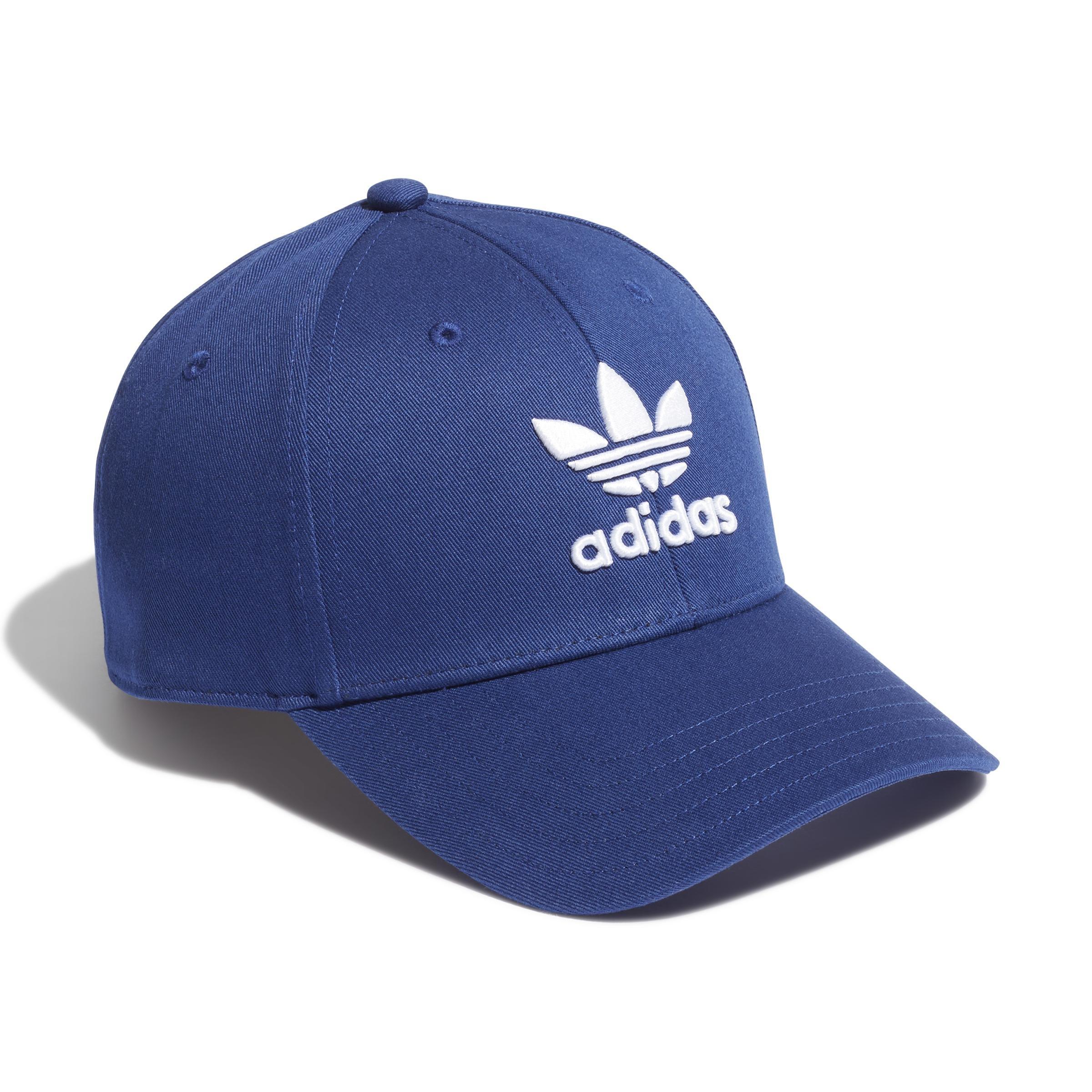 Unisex Trefoil Baseball Cap, Blue, A901_ONE, large image number 0