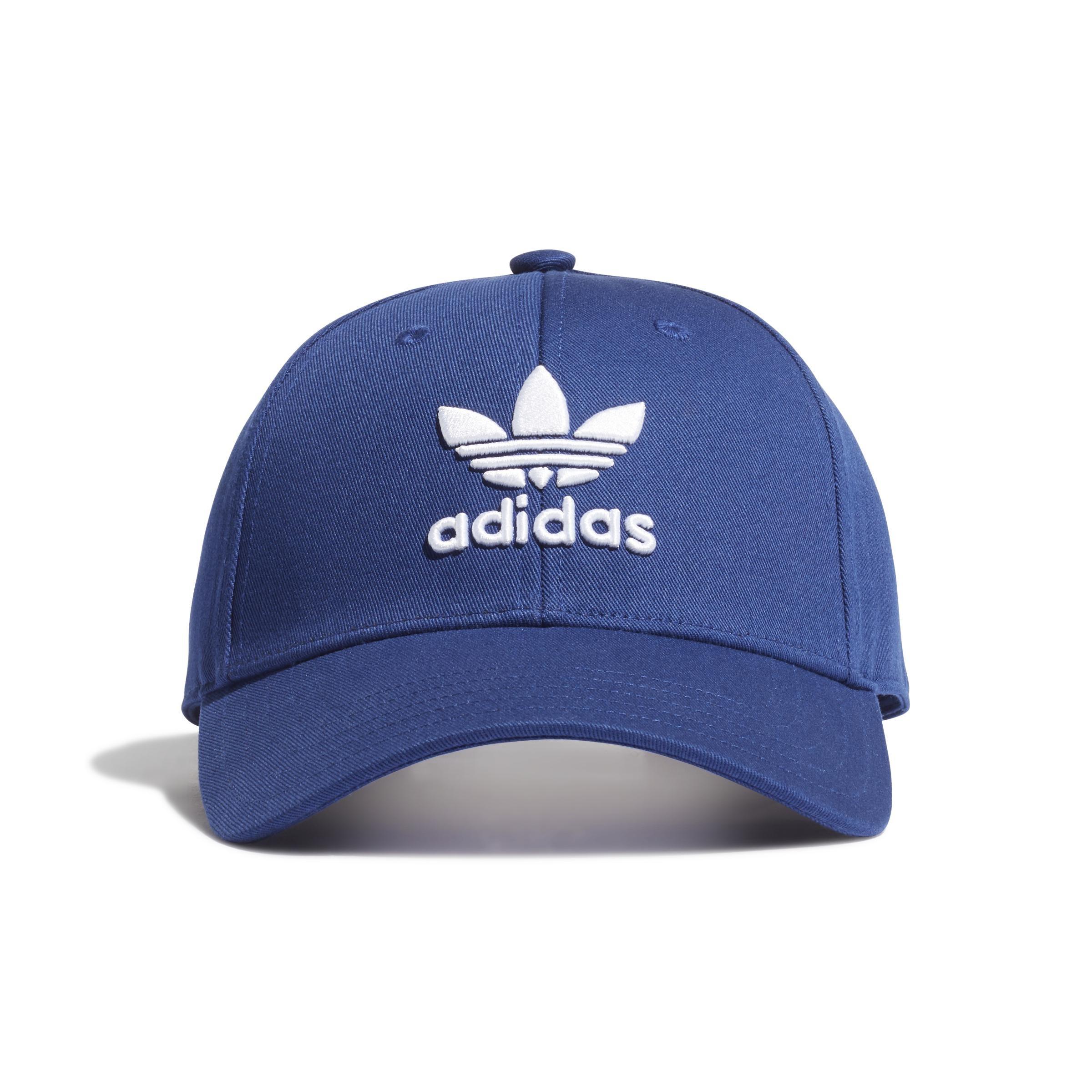 Unisex Trefoil Baseball Cap, Blue, A901_ONE, large image number 1