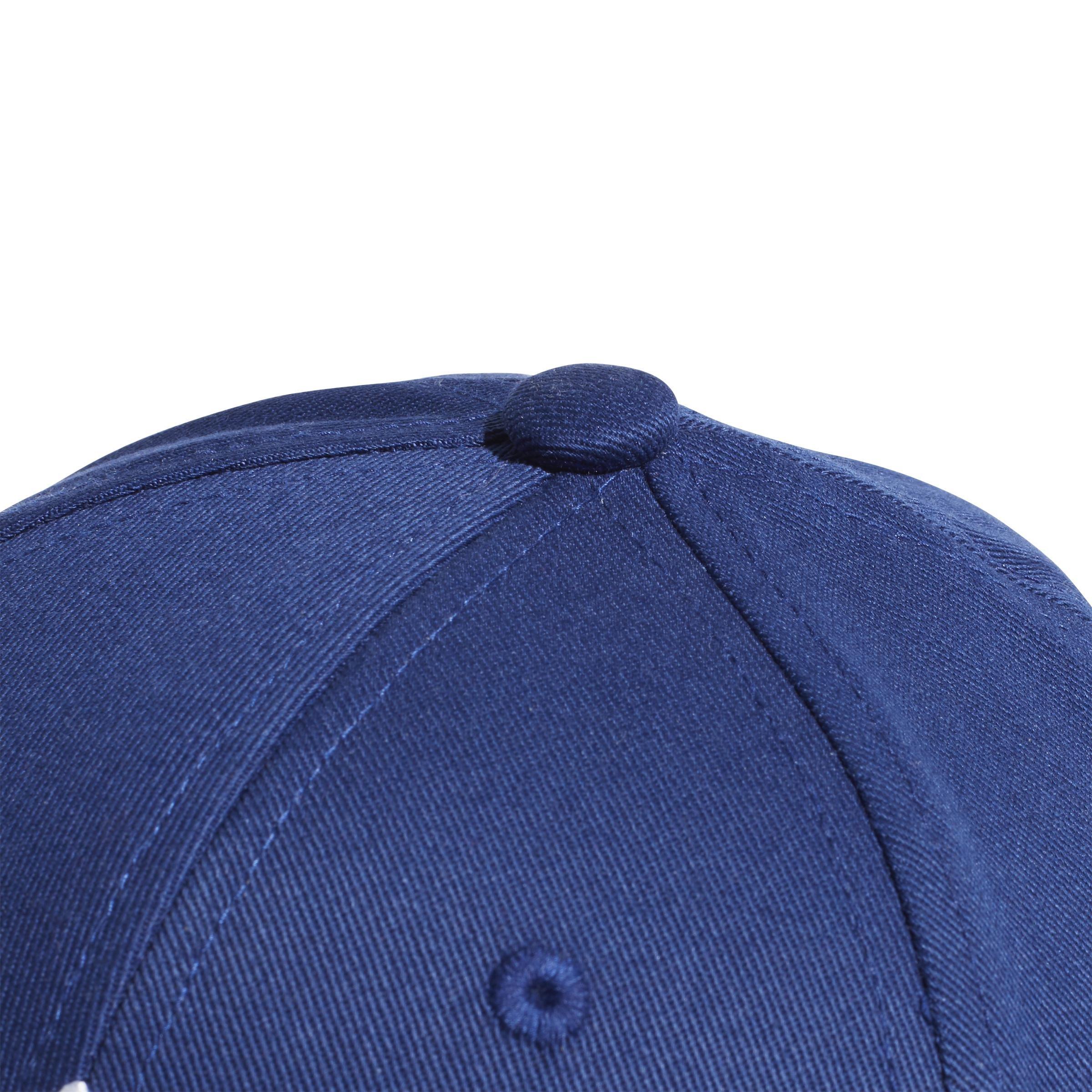 Unisex Trefoil Baseball Cap, Blue, A901_ONE, large image number 4