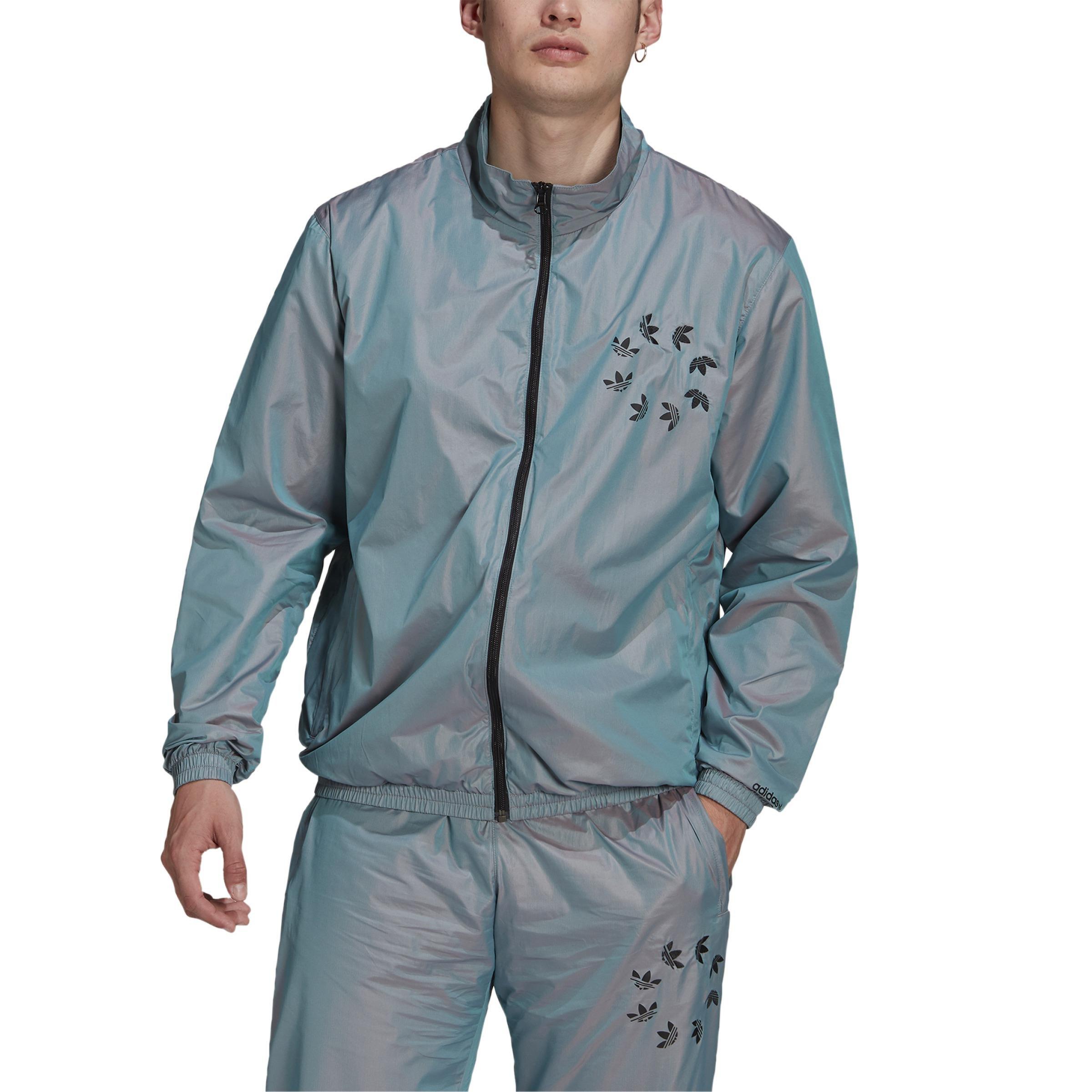 Adicolor Shattered Trefoil Track Top, Multicolour, , large image number 3