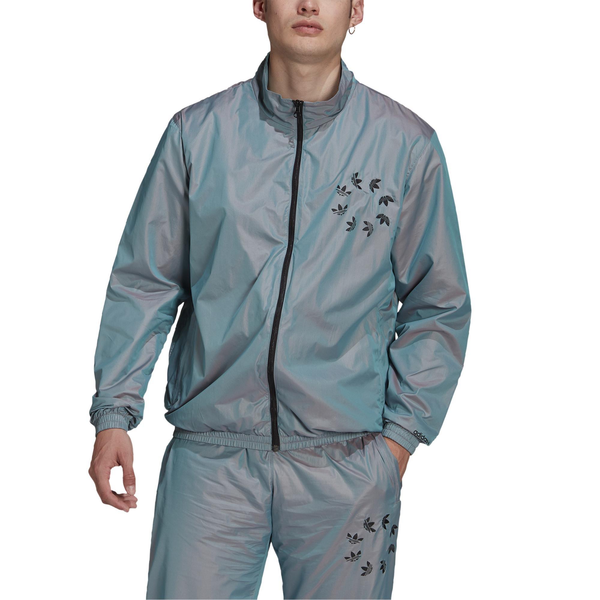 Adicolor Shattered Trefoil Track Top, Multicolour, , large image number 8
