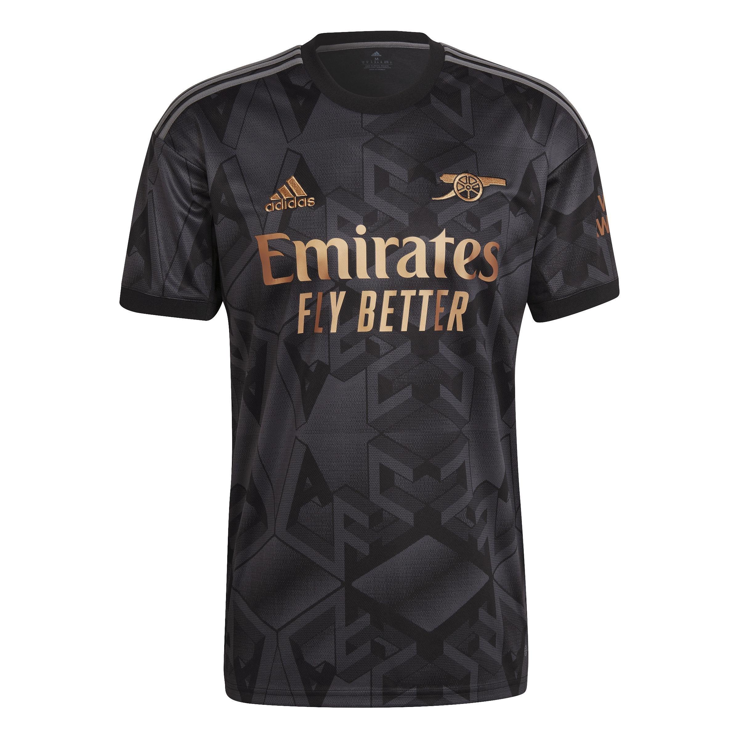 Arsenal 22/23 Away Jersey, Black, , large image number 0