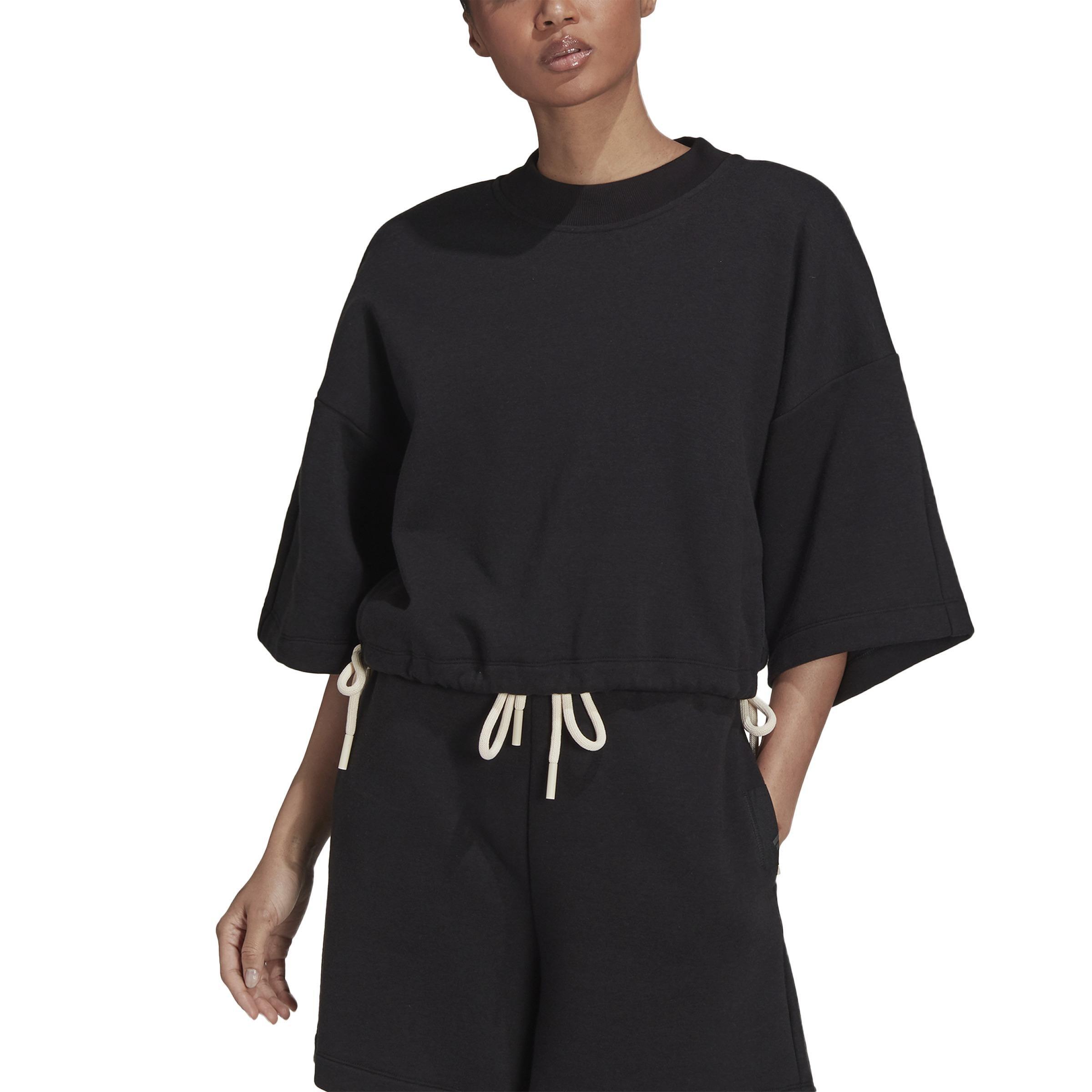 Sportswear Studio Lounge Fleece Sweatshirt, Black, , large image number 2