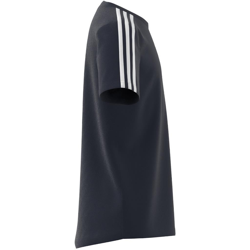 Kids Designed 2 Move 3-Stripes T-Shirt, Blue, A901_ONE, large image number 6