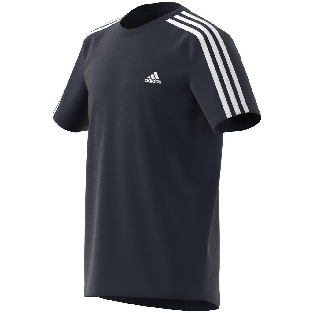 Kids Designed 2 Move 3-Stripes T-Shirt, Blue, A901_ONE, large image number 13