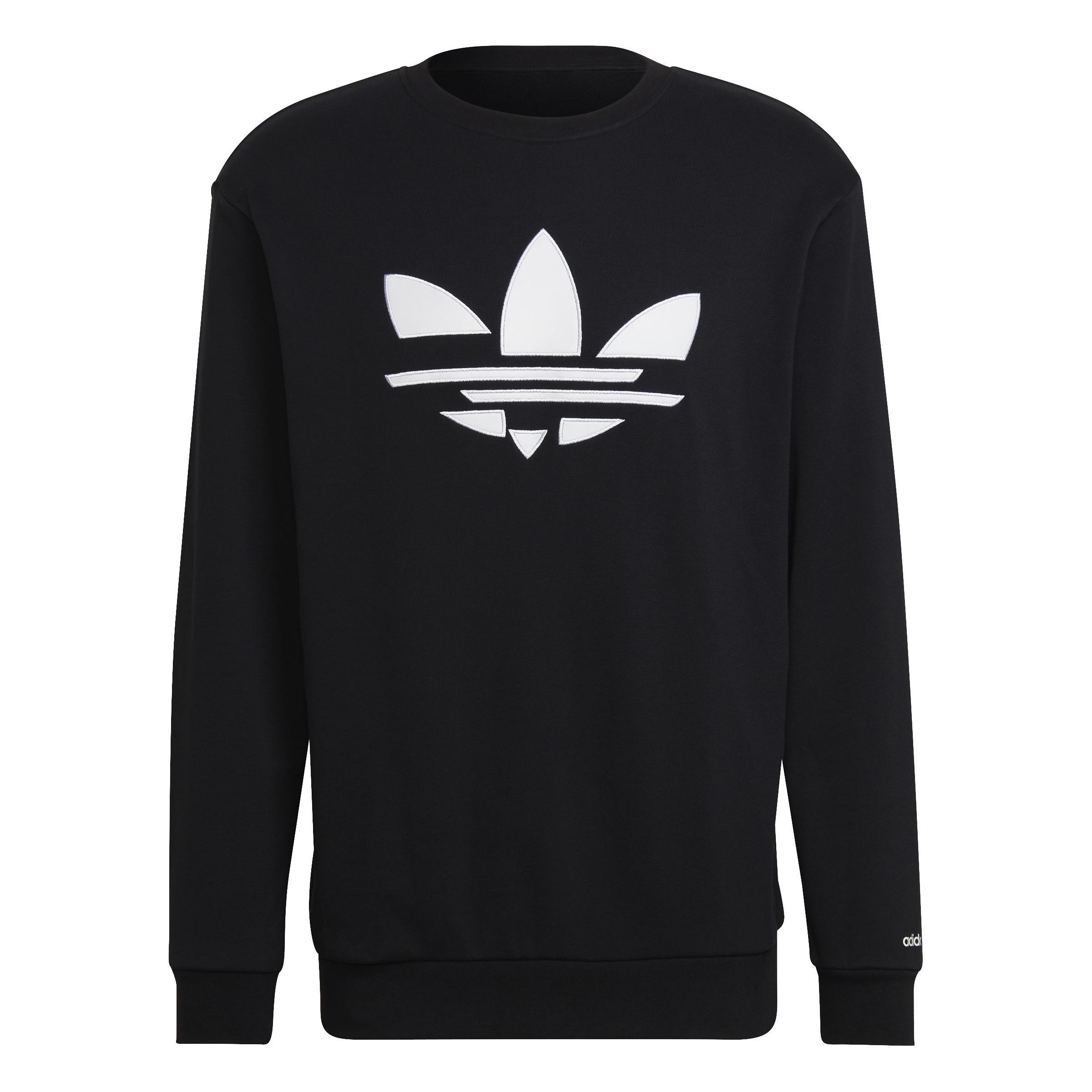 Adidas originals trefoil crewneck sweatshirt clearance