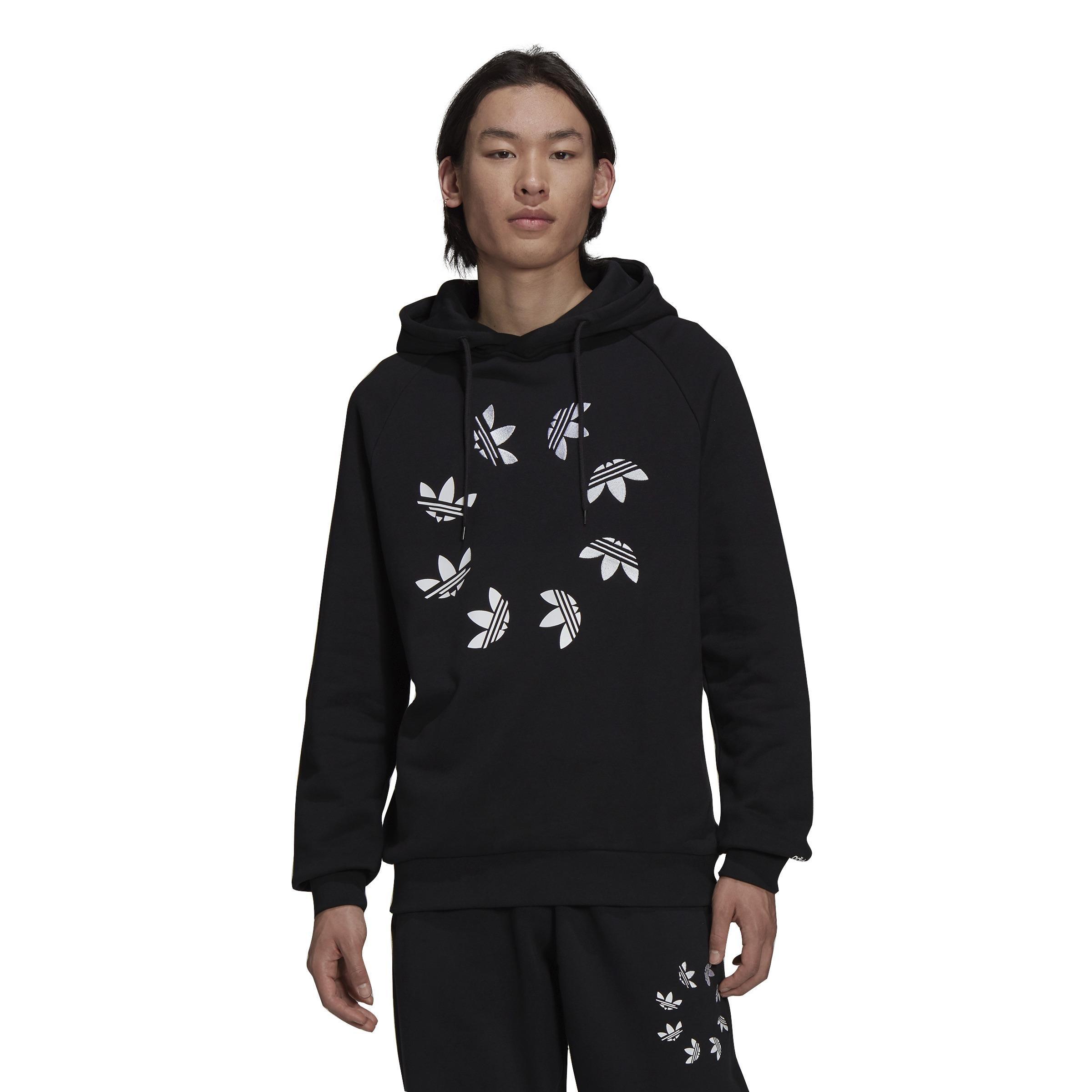 Adicolor Shattered Trefoil Hoodie, Black, , large image number 1
