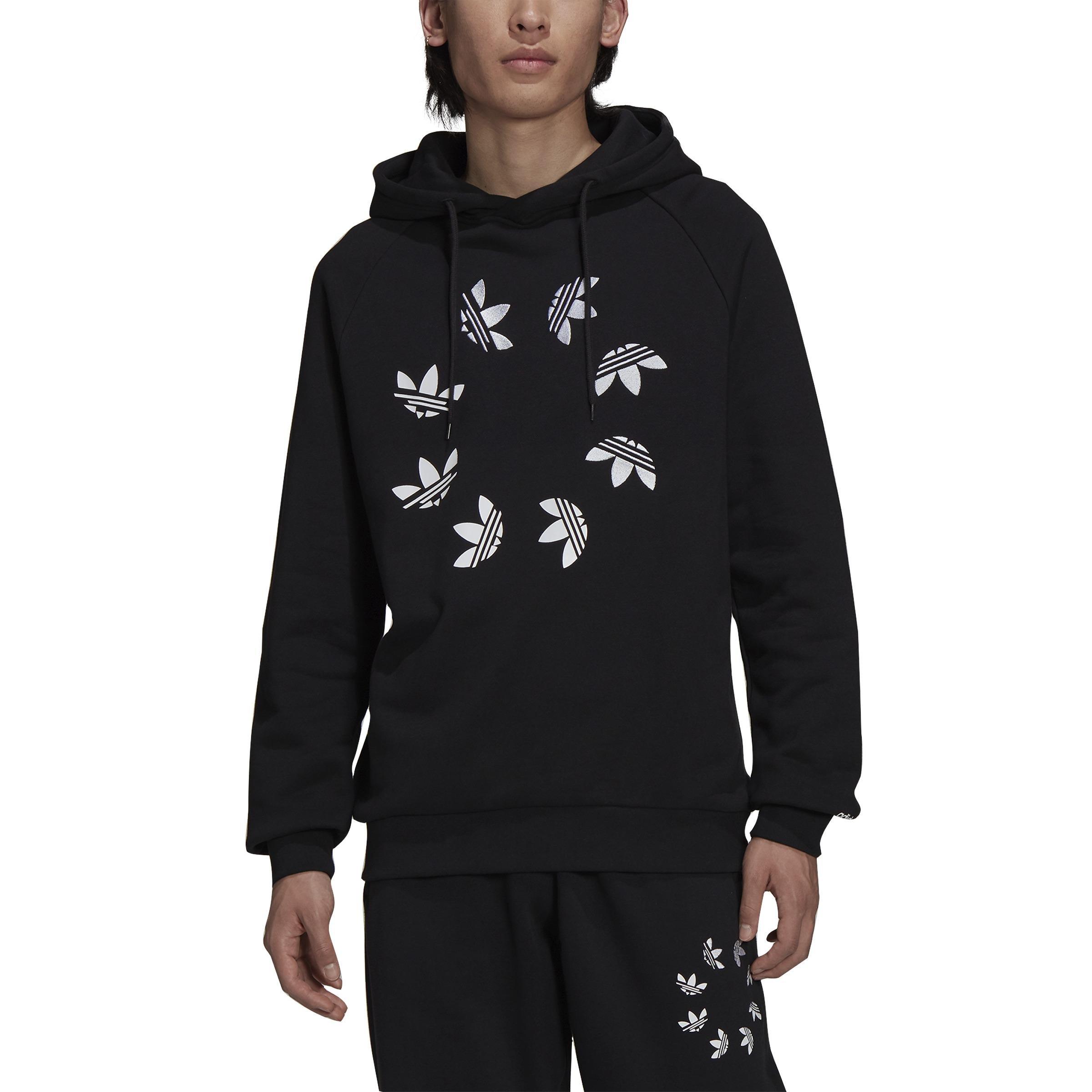 Adicolor Shattered Trefoil Hoodie, Black, , large image number 2