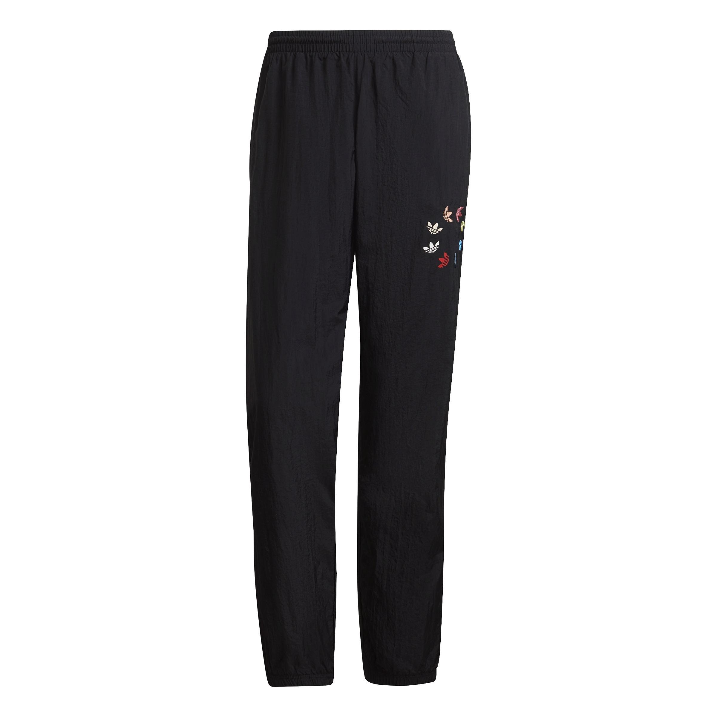 Men Adicolor Shattered Trefoil Tracksuit Bottoms, Black, A901_ONE, large image number 2