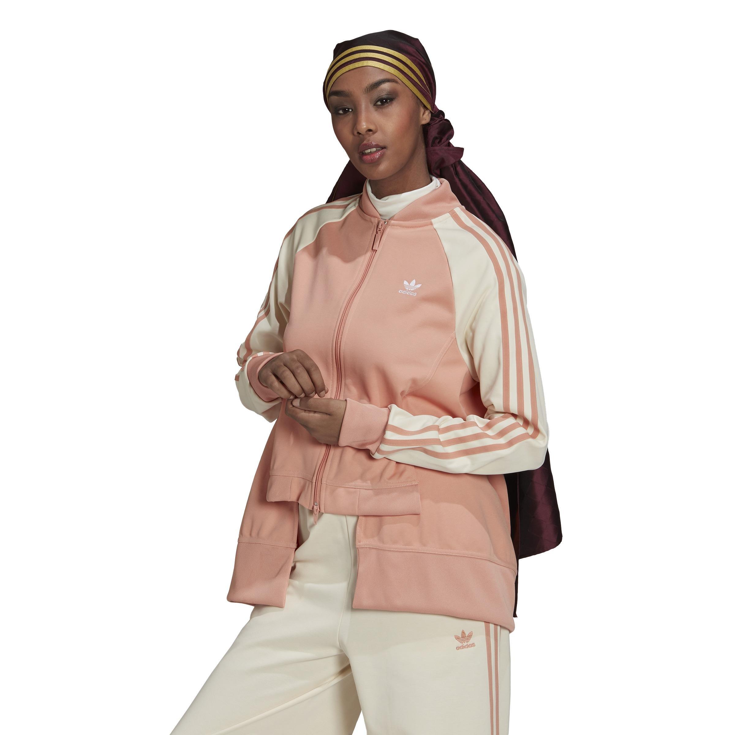 Adicolor Classics Collegiate Track Top, Pink, A901_ONE, large image number 6