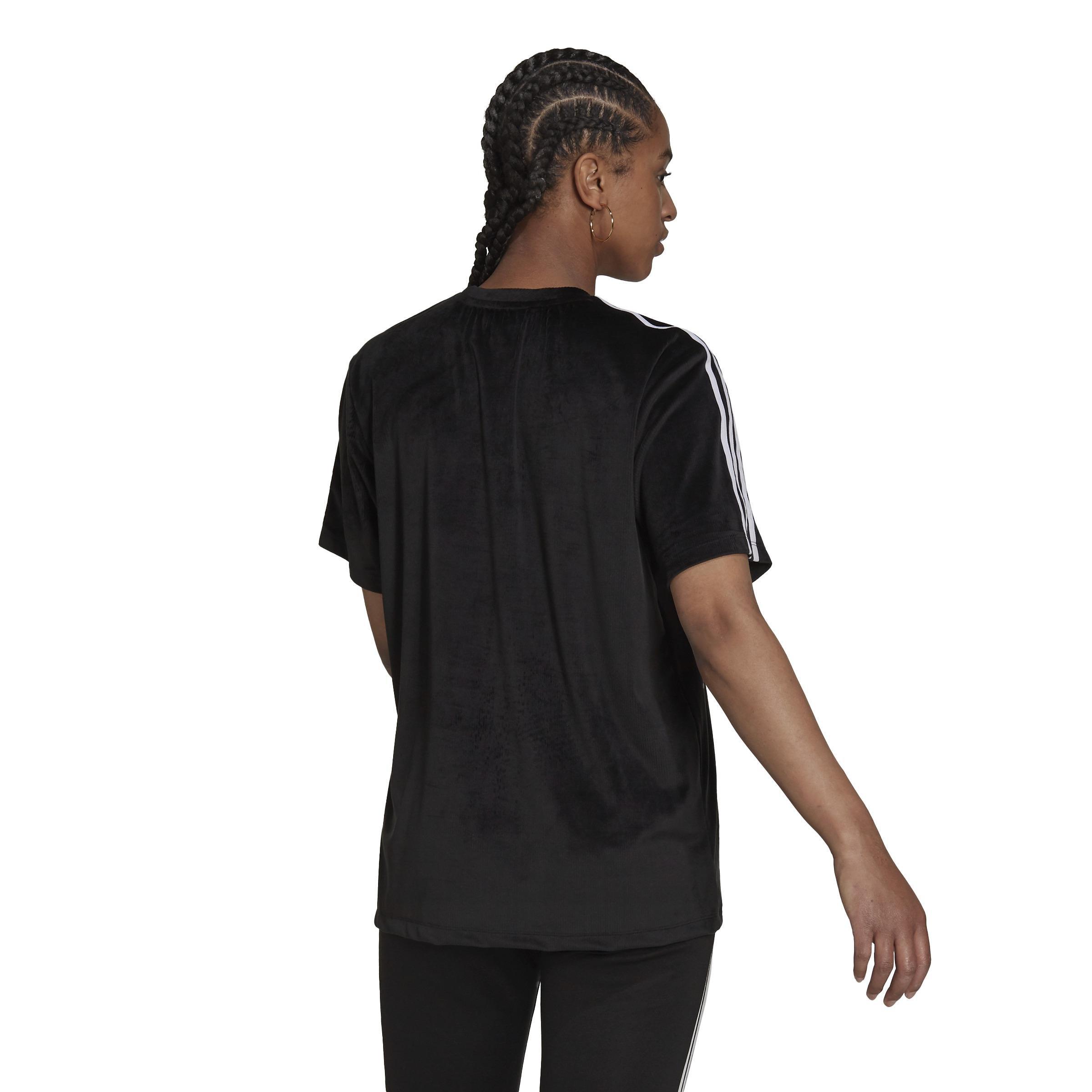 Adicolor Classics Corded Velour Loose T-Shirt, Black, , large image number 3